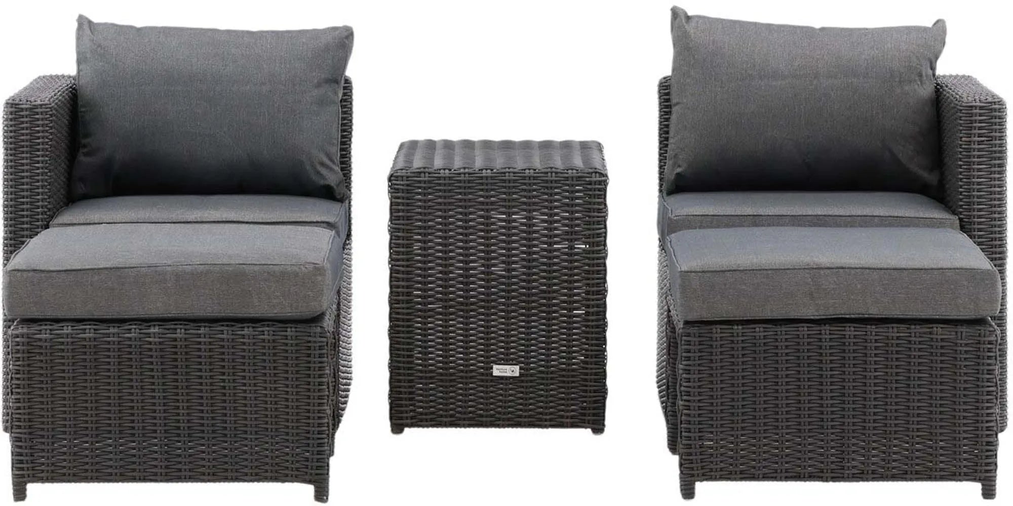 Stilvolles Quad Lounge Set 63cm für moderne Outdoor-Gestaltung.