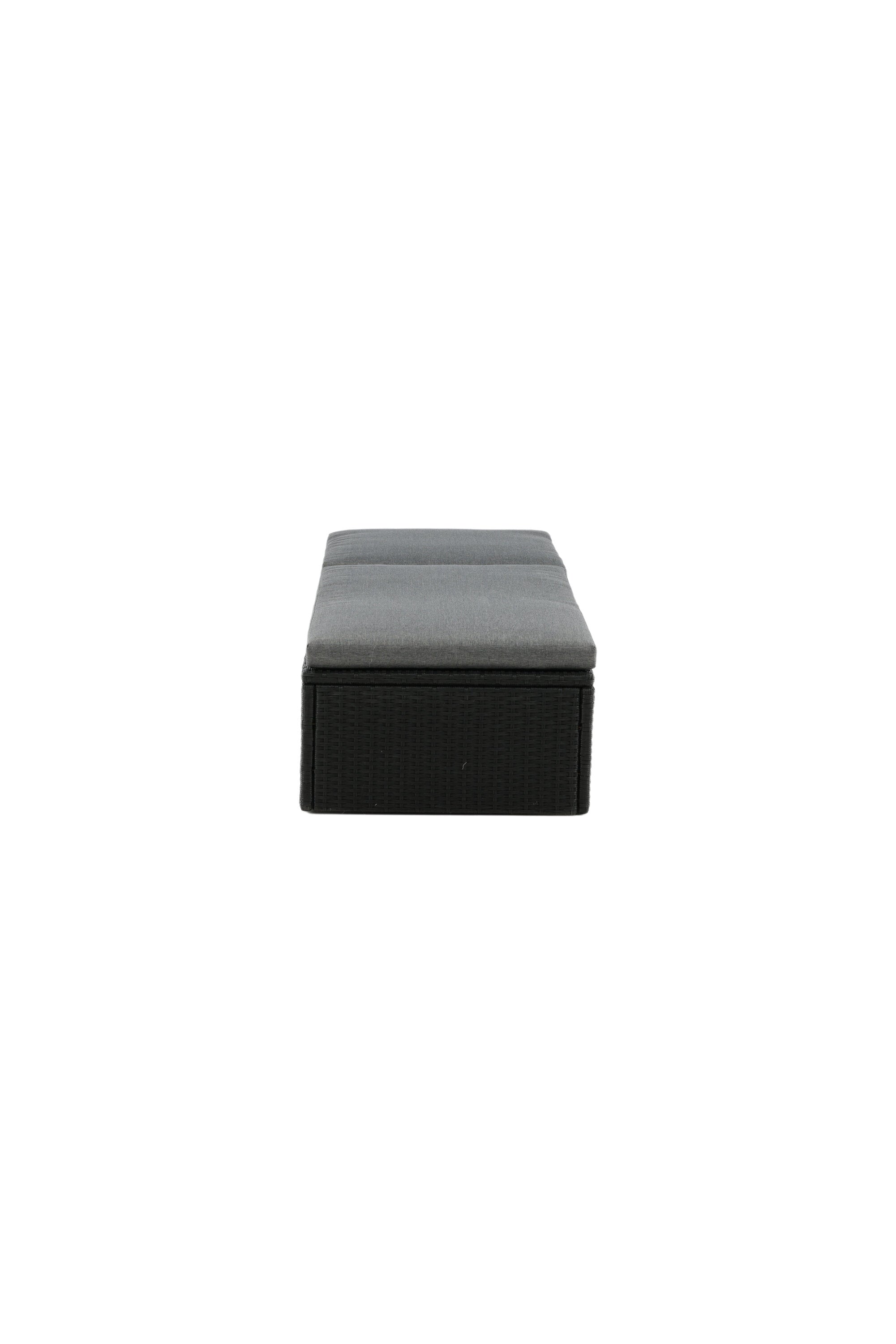Quad Sonnenlounge in Schwarz präsentiert im Onlineshop von KAQTU Design AG. Liegestuhl ist von Venture Home