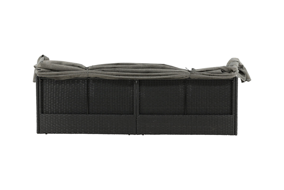 Nopy Sun Lounge in Schwarz präsentiert im Onlineshop von KAQTU Design AG. Loungeset ist von Venture Home