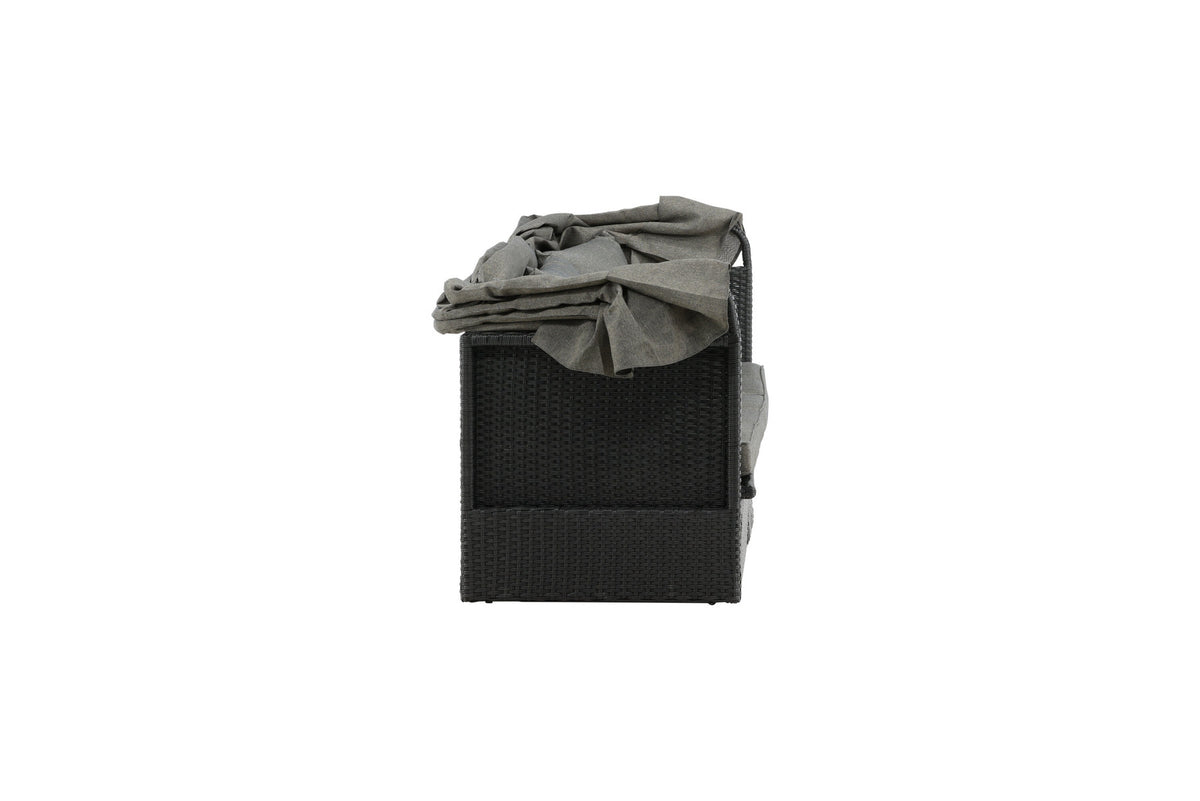 Nopy Sun Lounge in Schwarz präsentiert im Onlineshop von KAQTU Design AG. Loungeset ist von Venture Home