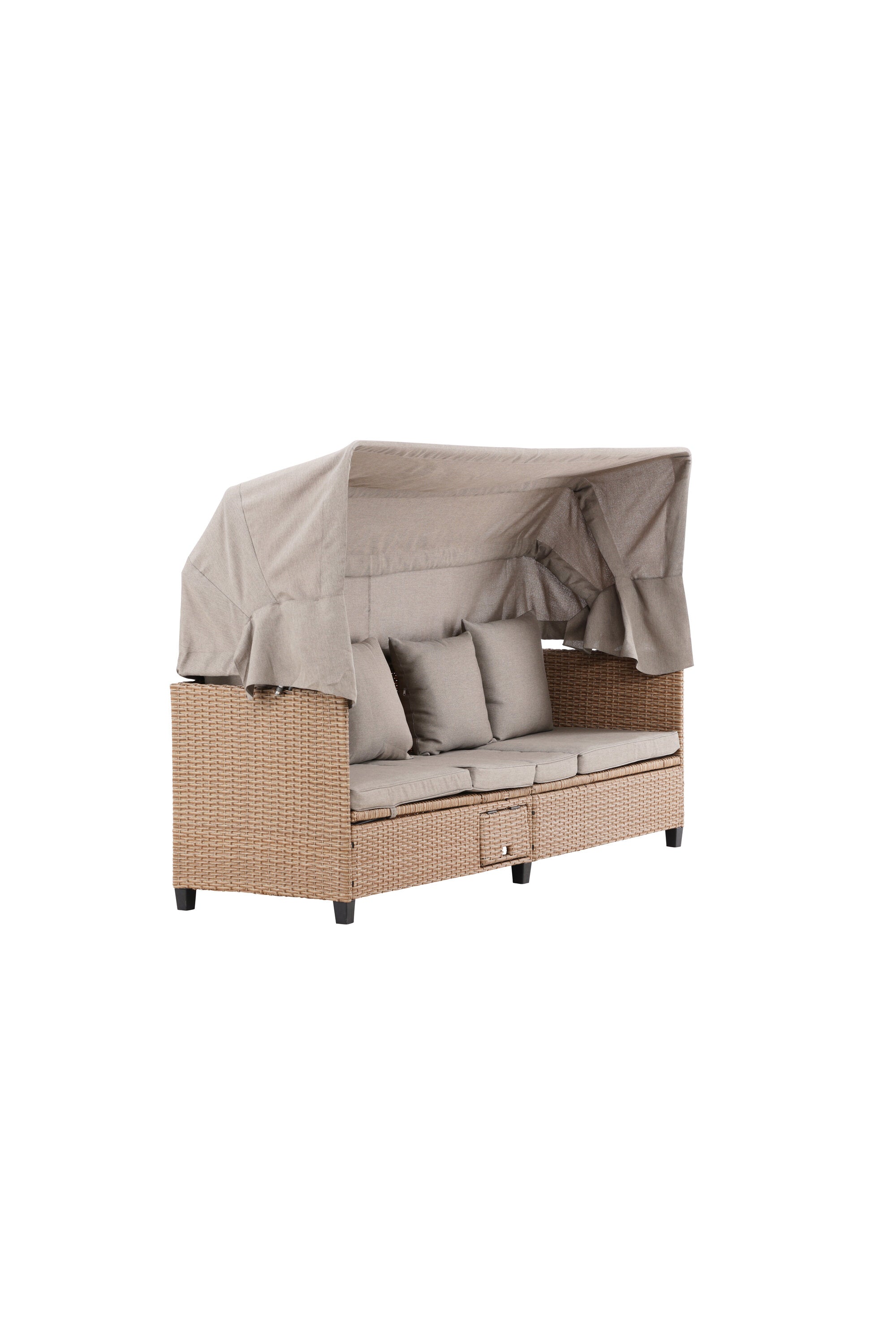 Nopy Sonnenlounge in Beige präsentiert im Onlineshop von KAQTU Design AG. Liegestuhl ist von Venture Home