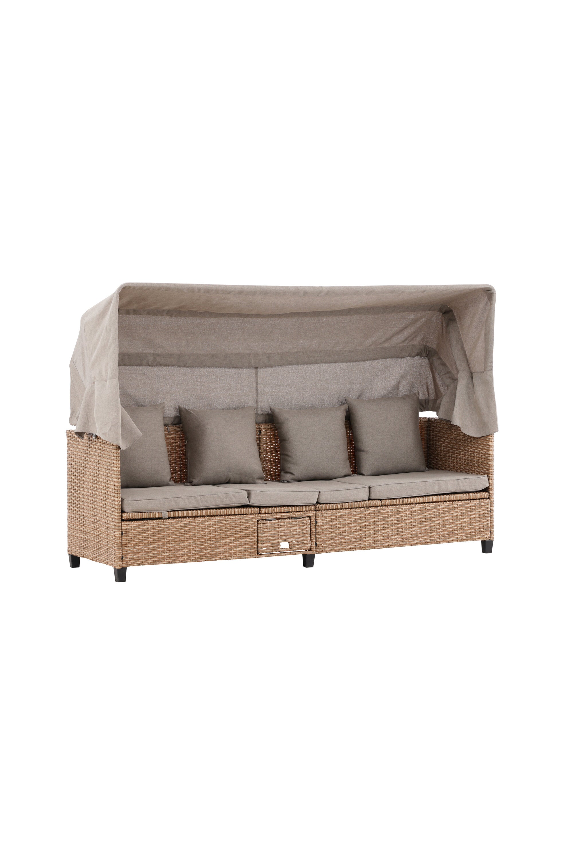Nopy Sonnenlounge in Beige präsentiert im Onlineshop von KAQTU Design AG. Liegestuhl ist von Venture Home