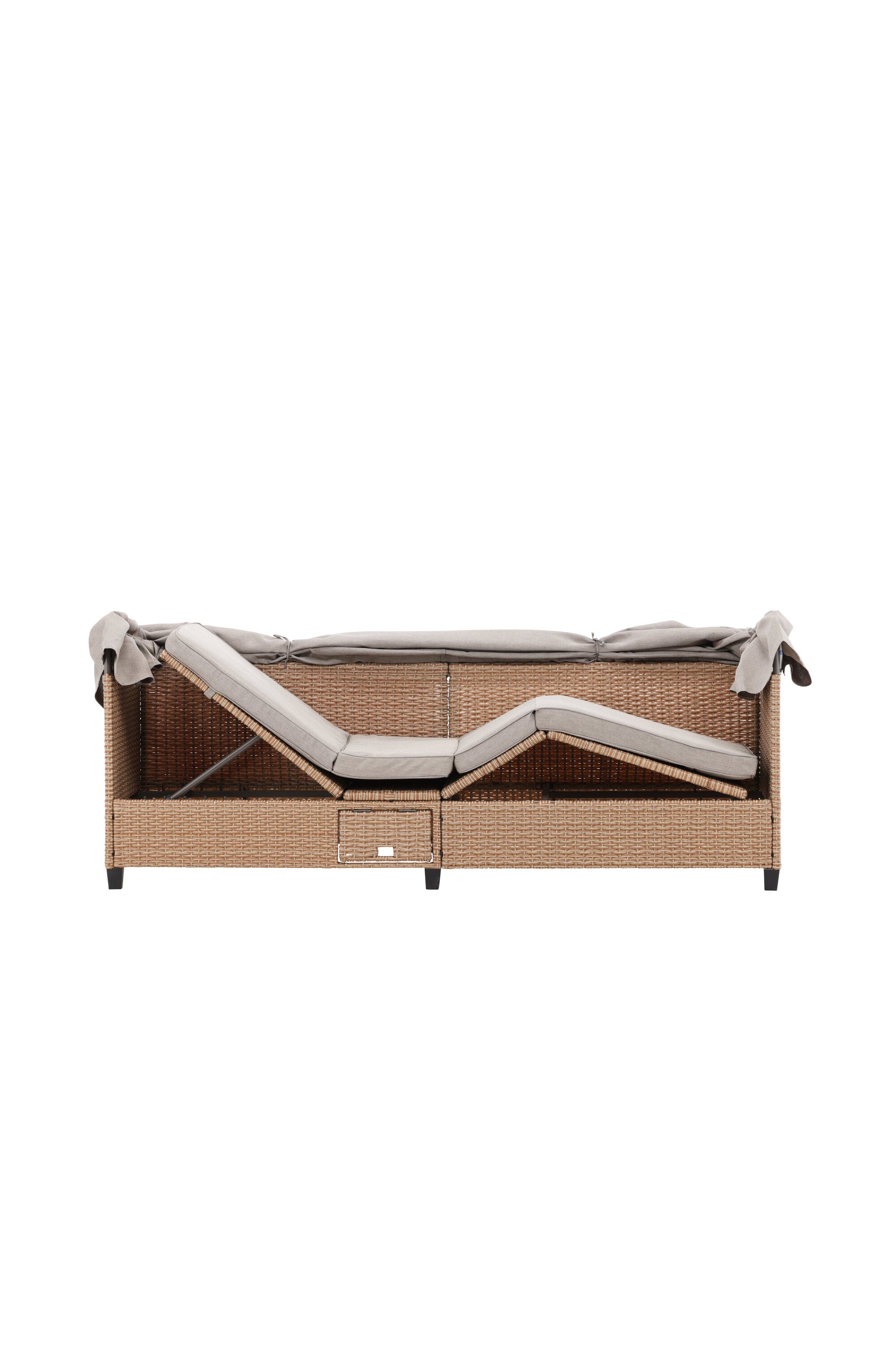 Nopy Sonnenlounge in Beige präsentiert im Onlineshop von KAQTU Design AG. Liegestuhl ist von Venture Home