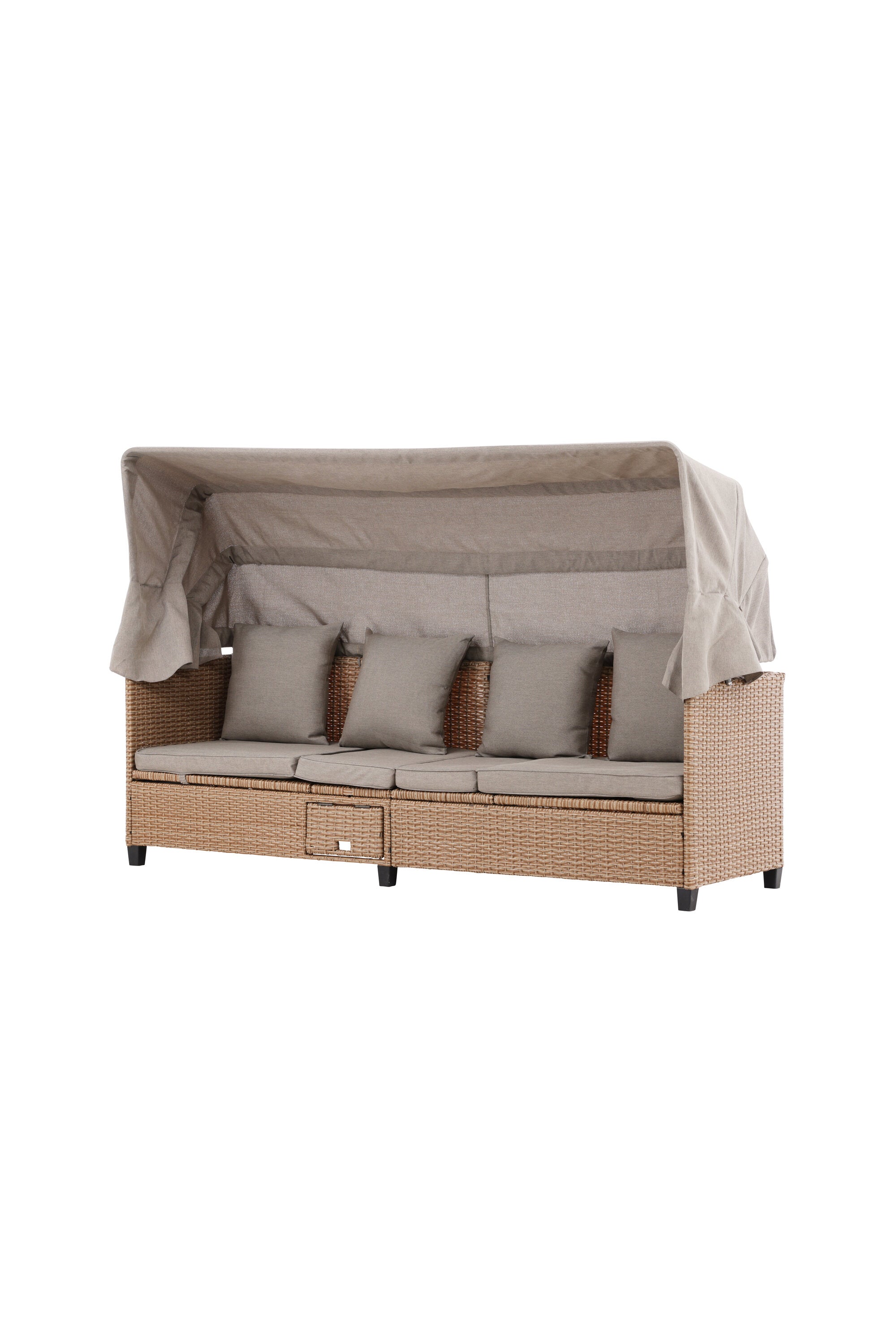 Nopy Sonnenlounge in Beige präsentiert im Onlineshop von KAQTU Design AG. Liegestuhl ist von Venture Home