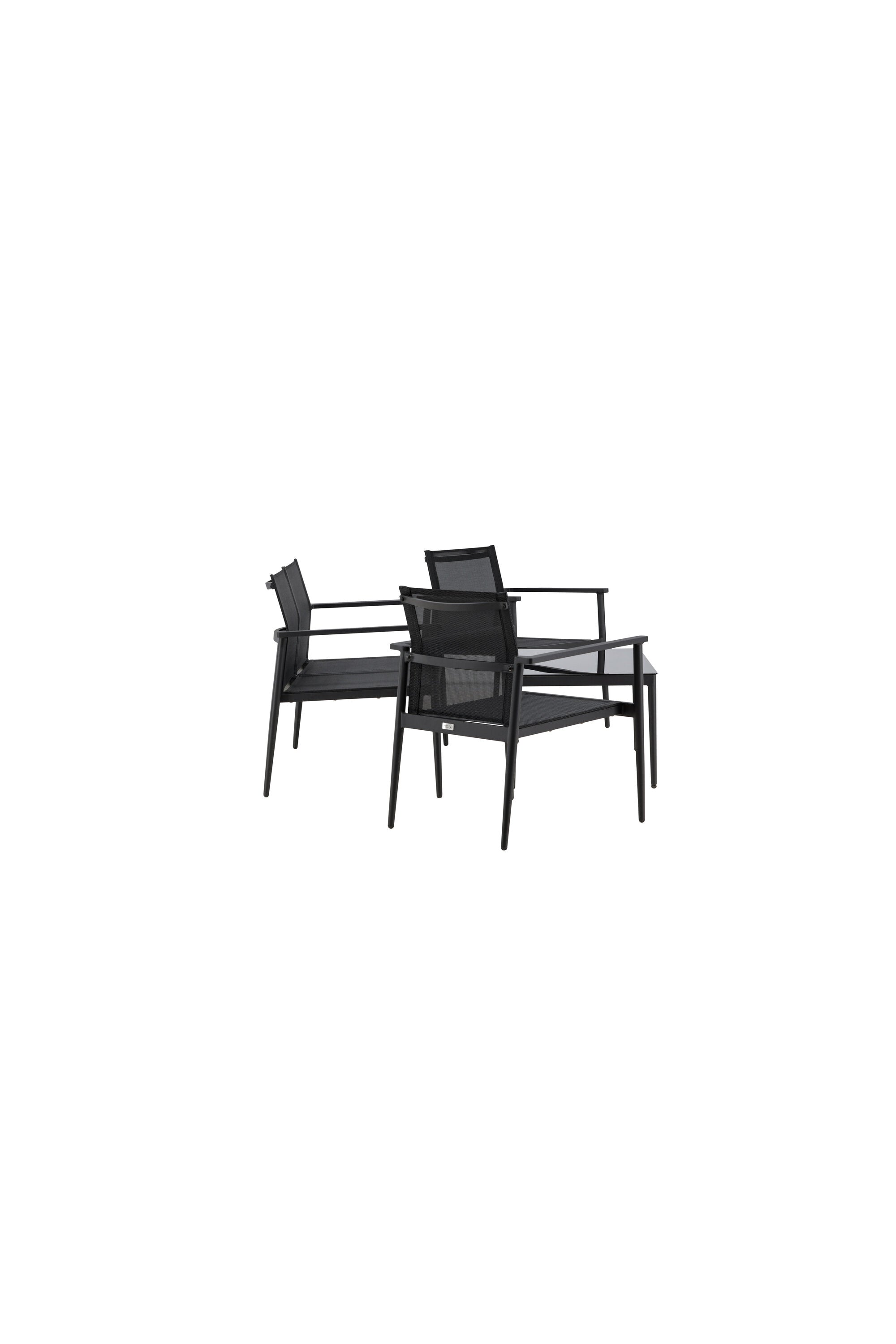 Break Sofa Outdoorset 90cm in Schwarz präsentiert im Onlineshop von KAQTU Design AG. Loungeset ist von Venture Home