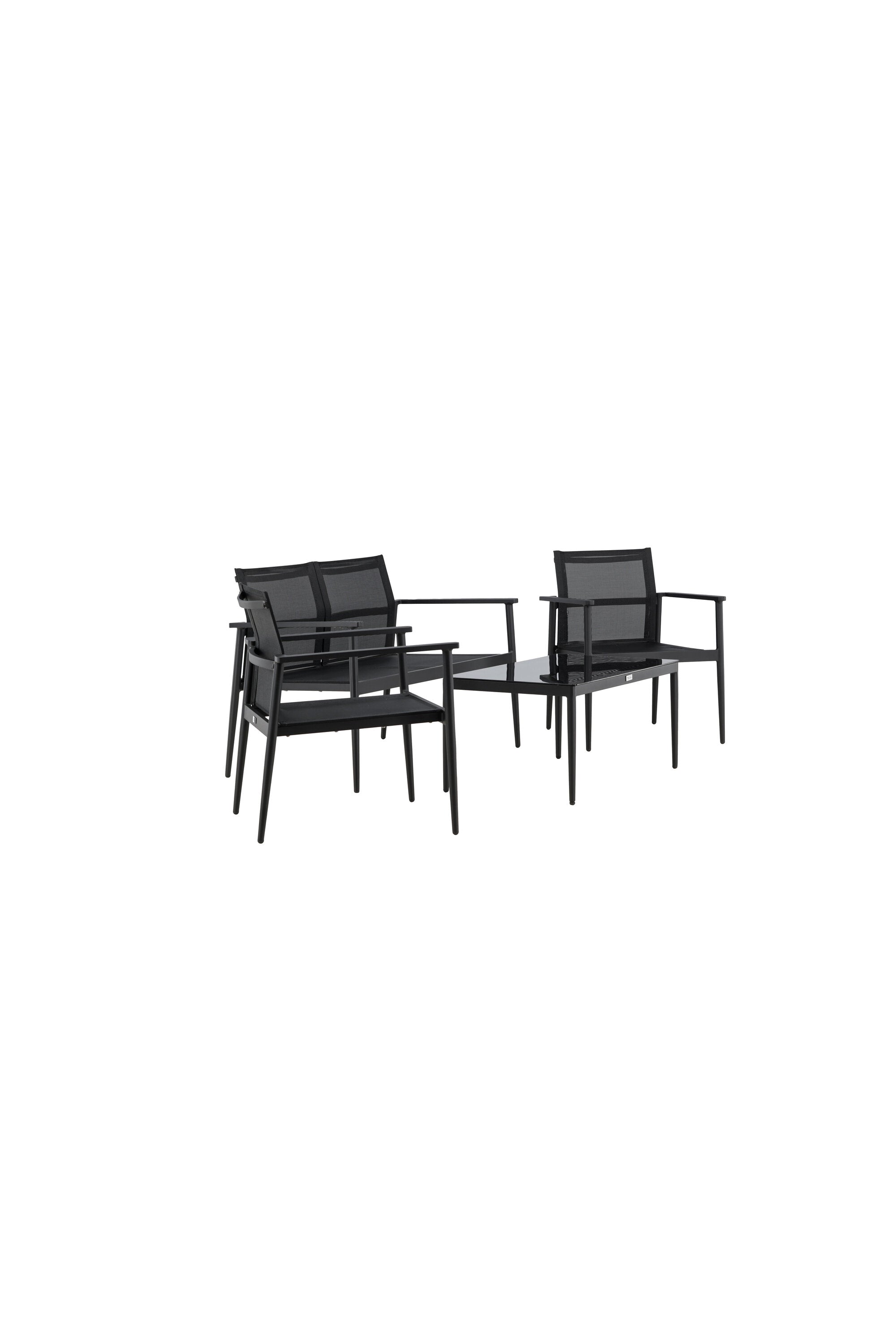 Break Sofa Outdoorset 90cm in Schwarz präsentiert im Onlineshop von KAQTU Design AG. Loungeset ist von Venture Home