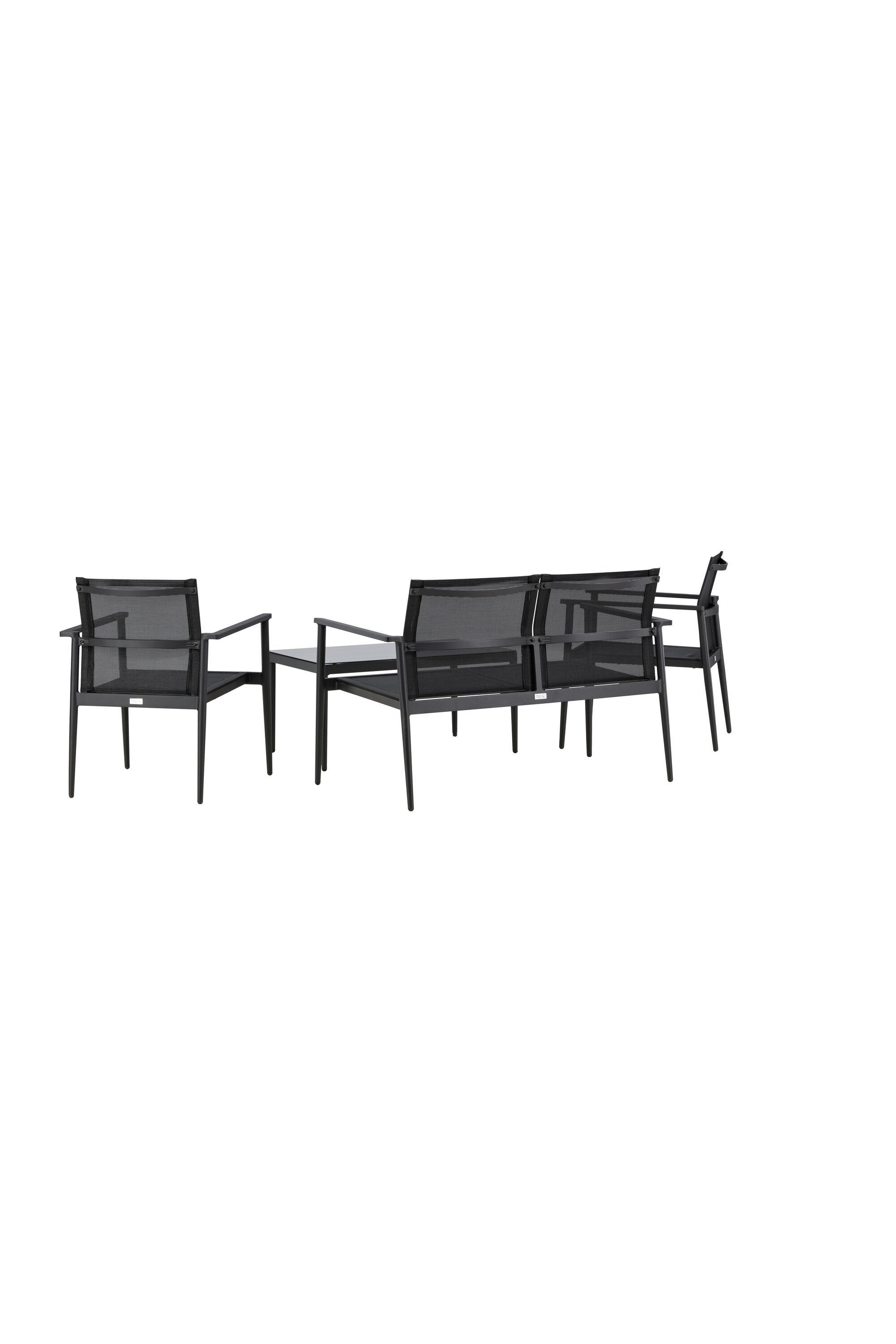 Break Sofa Outdoorset 90cm in Schwarz präsentiert im Onlineshop von KAQTU Design AG. Loungeset ist von Venture Home