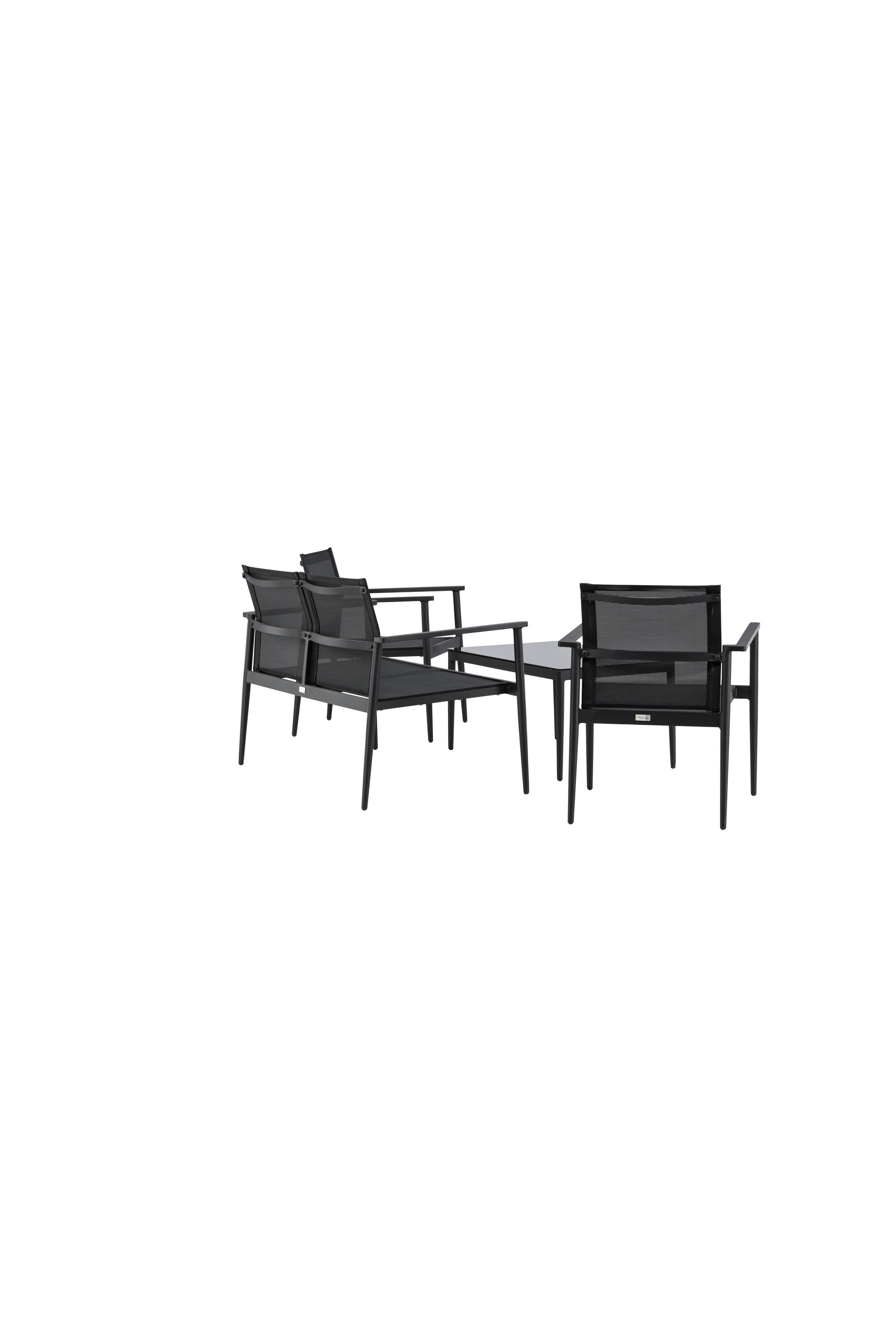 Break Sofa Outdoorset 90cm in Schwarz präsentiert im Onlineshop von KAQTU Design AG. Loungeset ist von Venture Home