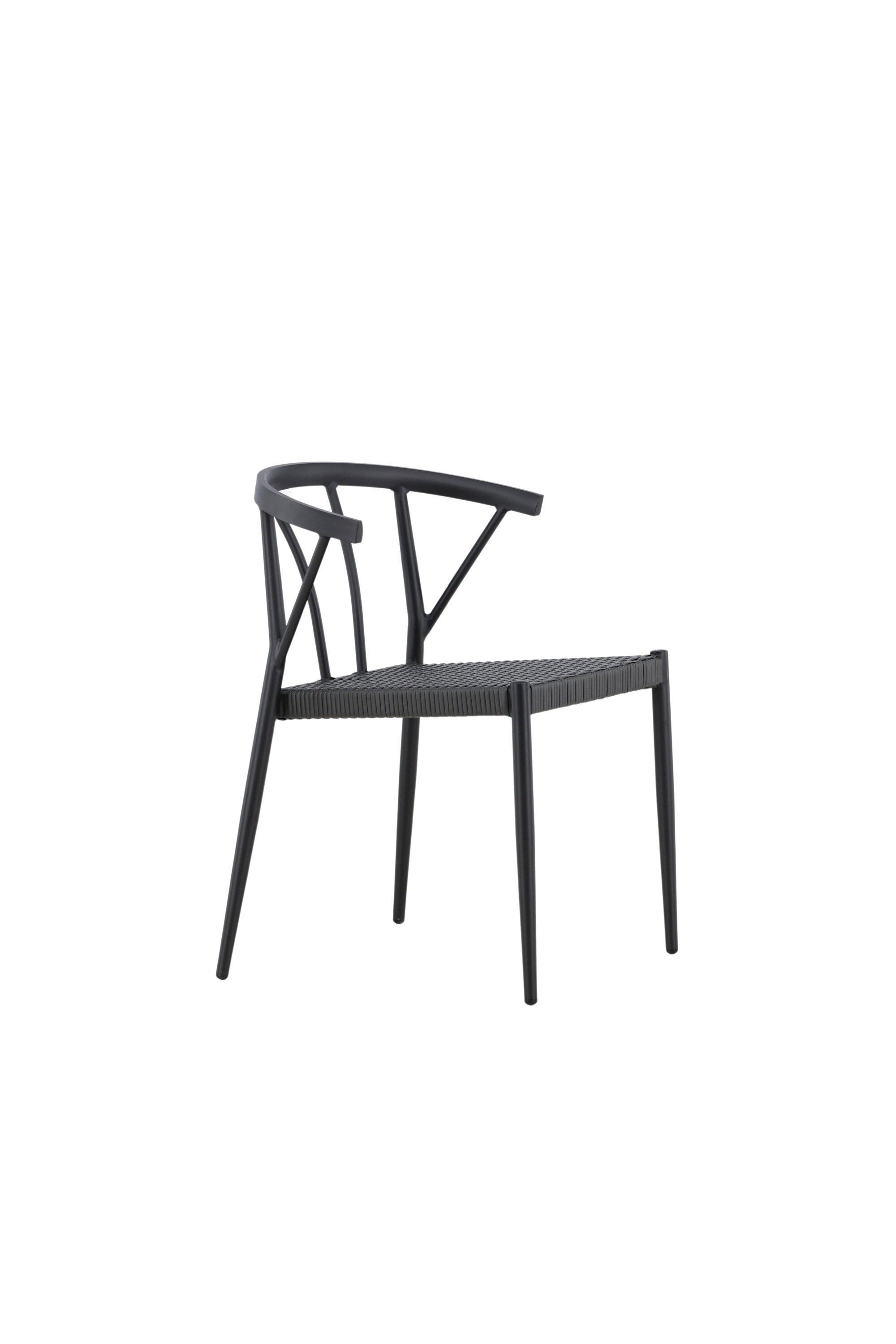 Stina Stuhl in Schwarz präsentiert im Onlineshop von KAQTU Design AG. Gartenstuhl ist von Venture Home