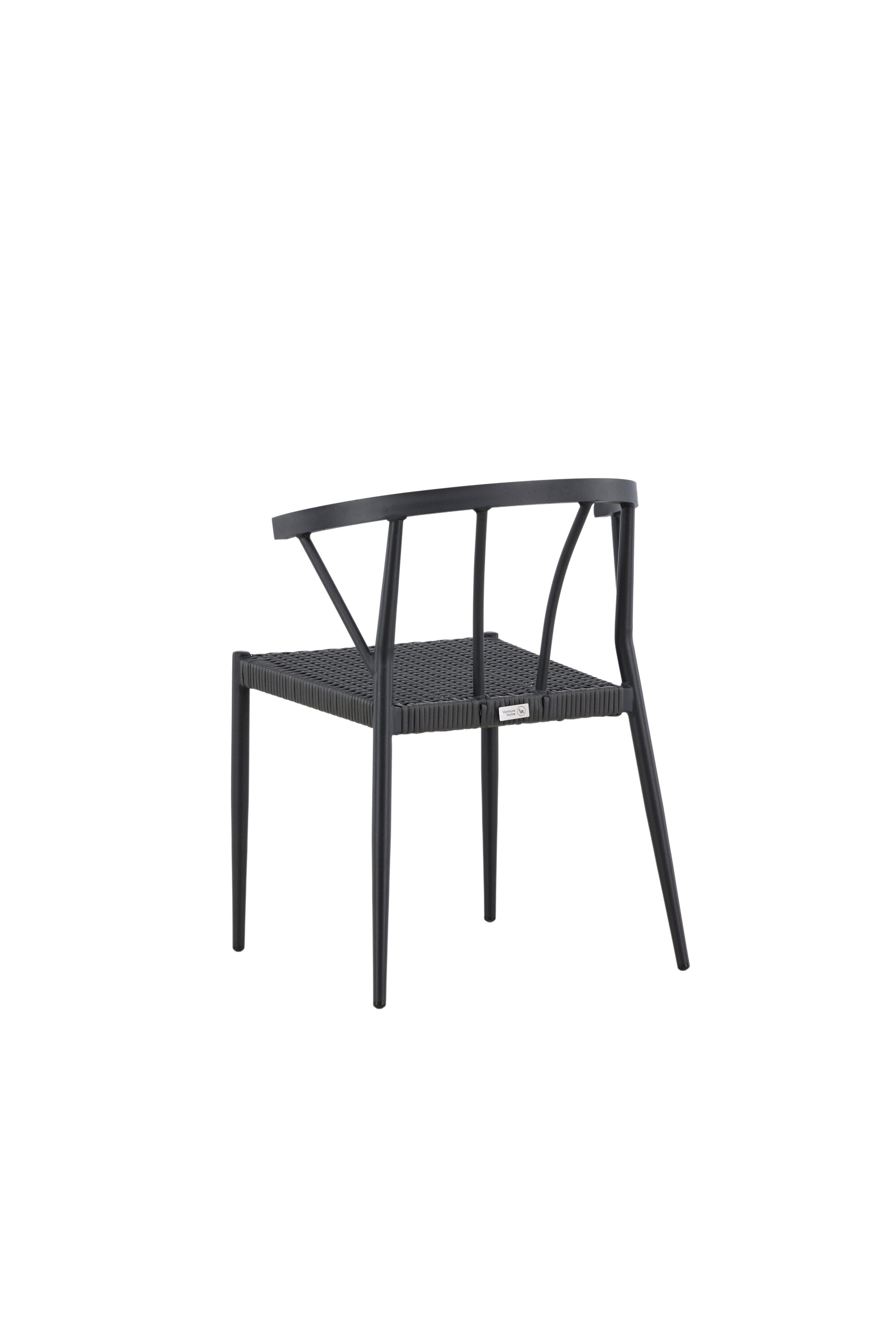 Stina Stuhl in Schwarz präsentiert im Onlineshop von KAQTU Design AG. Gartenstuhl ist von Venture Home
