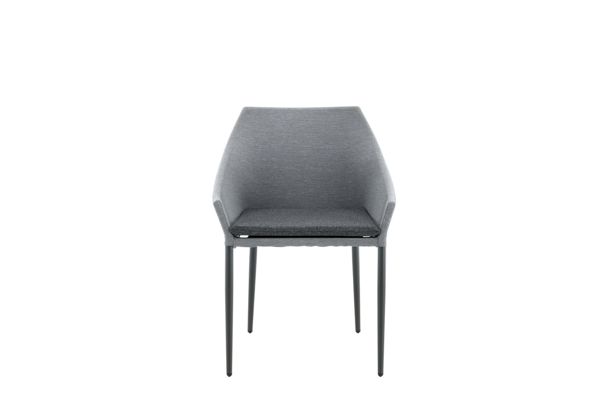 Spoga Stuhl in Schwarz/Grau präsentiert im Onlineshop von KAQTU Design AG. Gartenstuhl ist von Venture Home