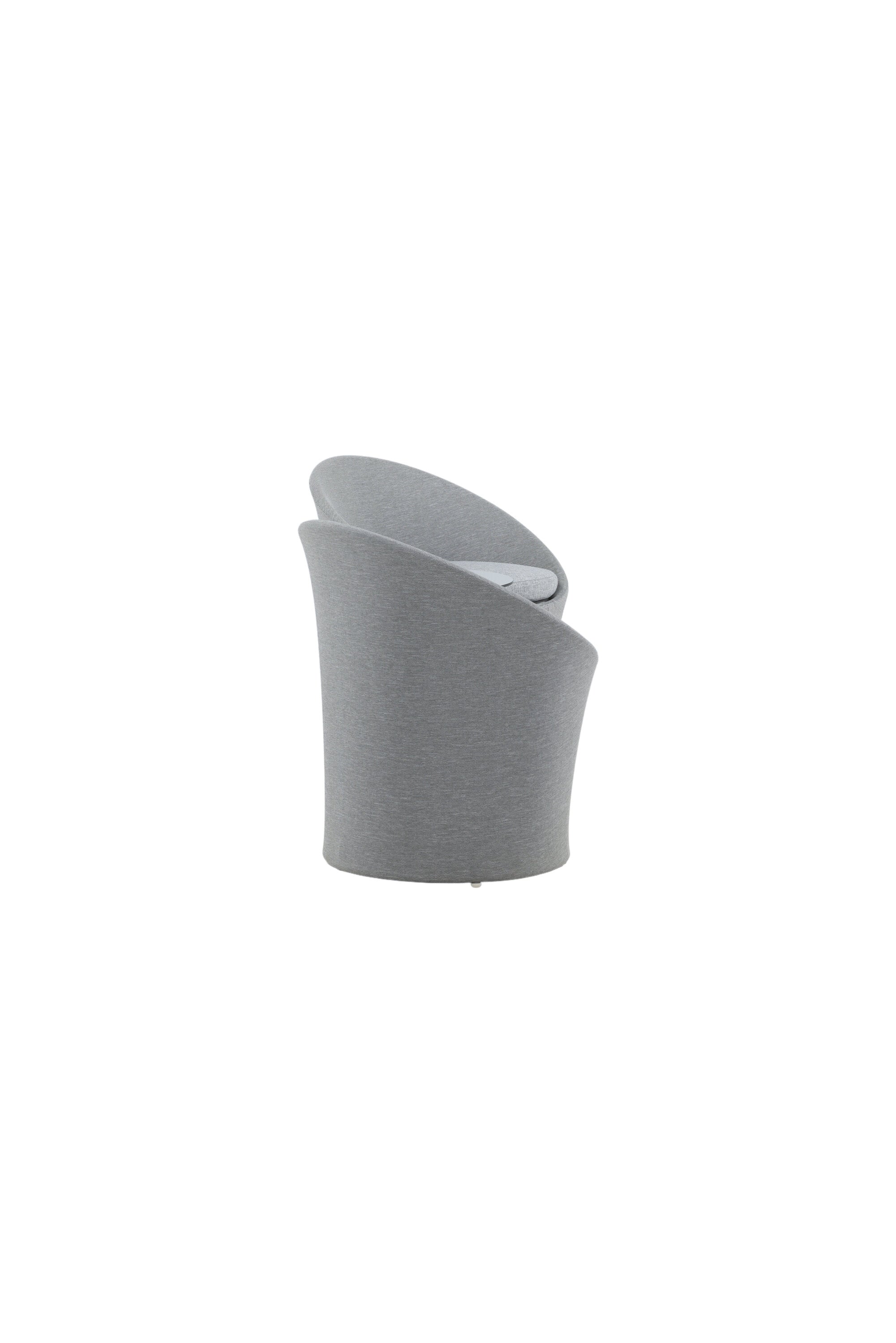 Spoga Lounge Outdoorset ⌀40cm in Weiss/Grau präsentiert im Onlineshop von KAQTU Design AG. Loungeset ist von Venture Home
