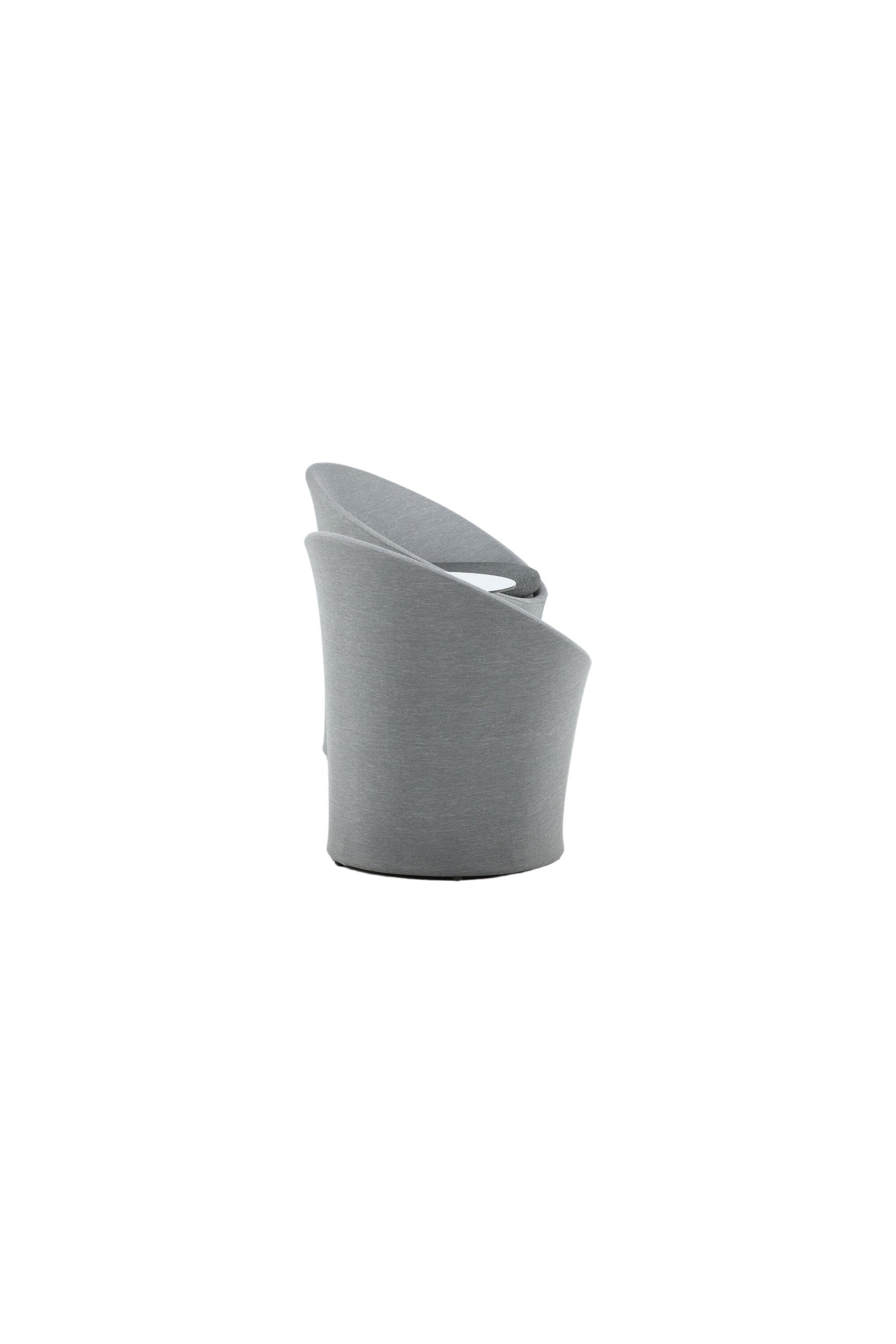 Spoga Lounge Outdoorset ⌀40cm in Schwarz/Grau präsentiert im Onlineshop von KAQTU Design AG. Loungeset ist von Venture Home