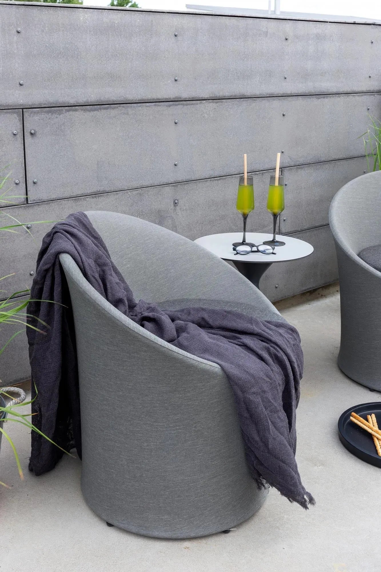 Elegantes Spoga Lounge Set ⌀40cm für stilvolle Outdoor-Momente.