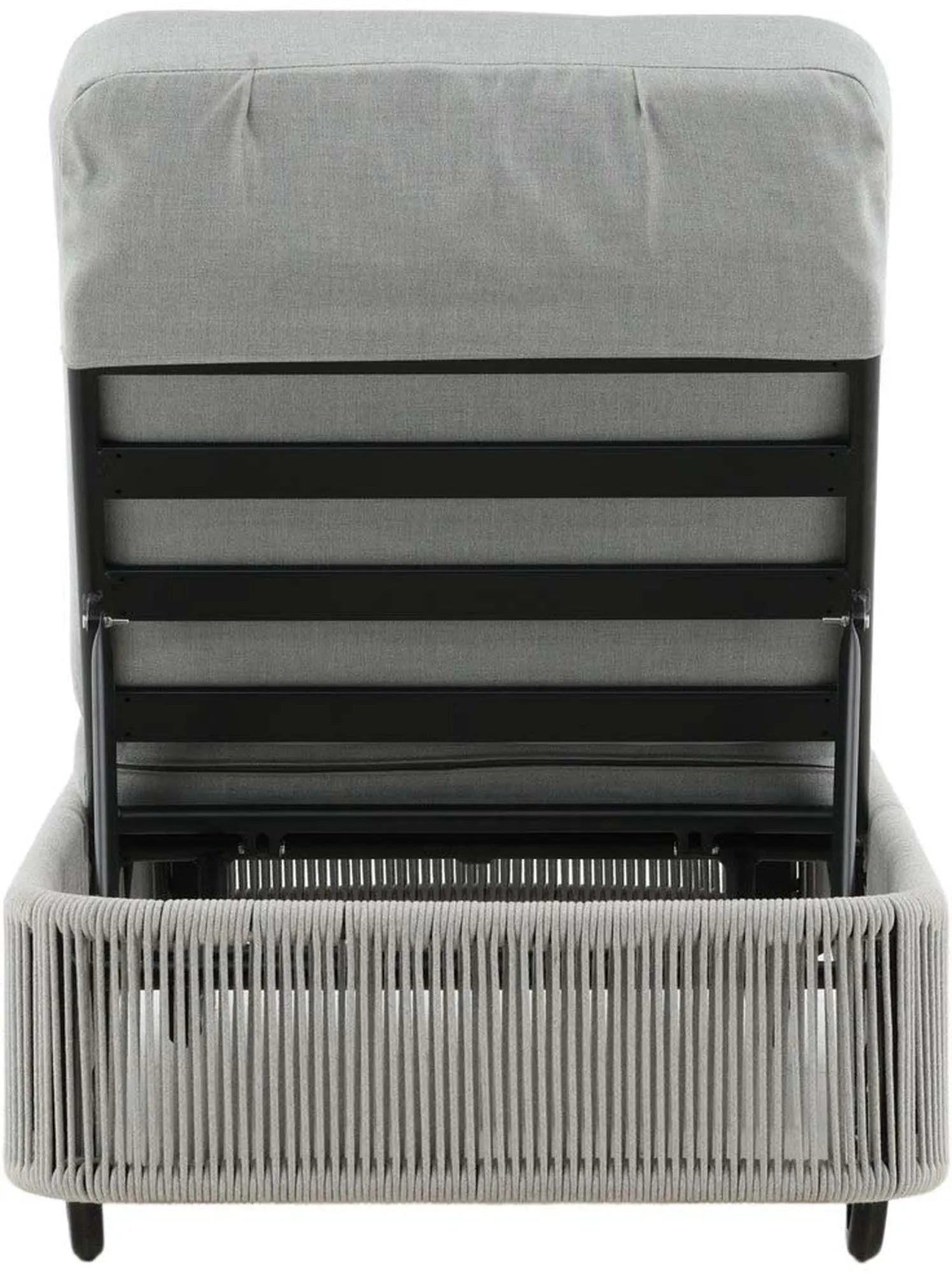 Virya Sun Lounge in Schwarz präsentiert im Onlineshop von KAQTU Design AG. Liegestuhl ist von Venture Home