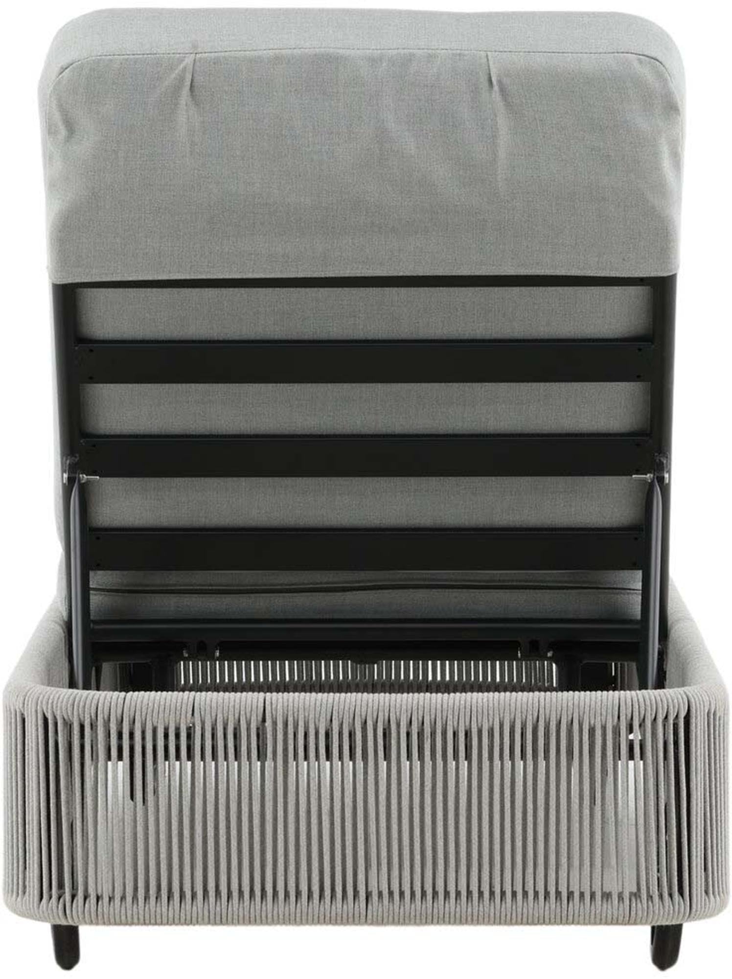 Virya Sun Lounge in Schwarz präsentiert im Onlineshop von KAQTU Design AG. Liegestuhl ist von Venture Home