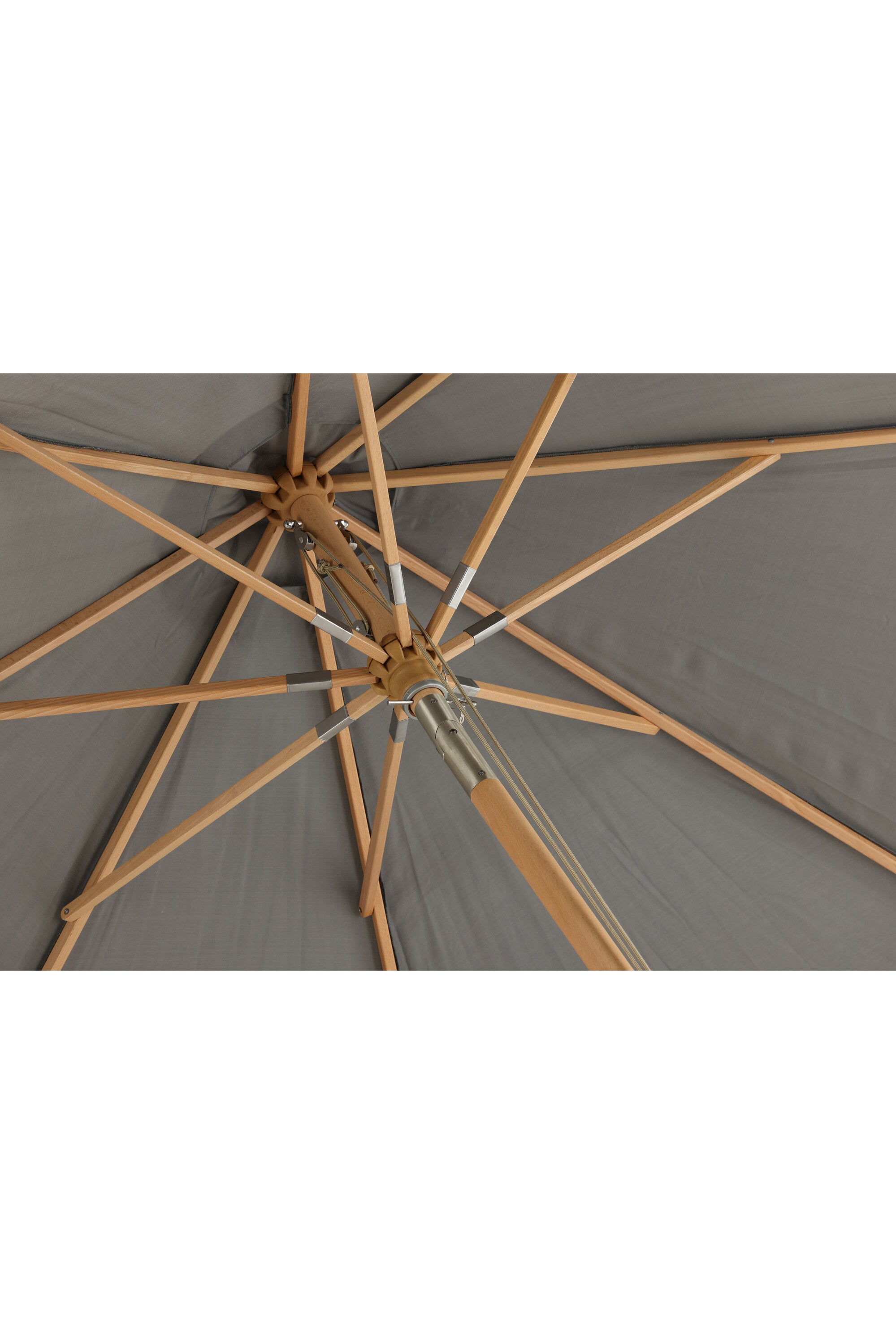 Nypo Sonnenschirm in Grau präsentiert im Onlineshop von KAQTU Design AG. Sonnenschirm ist von Venture Home