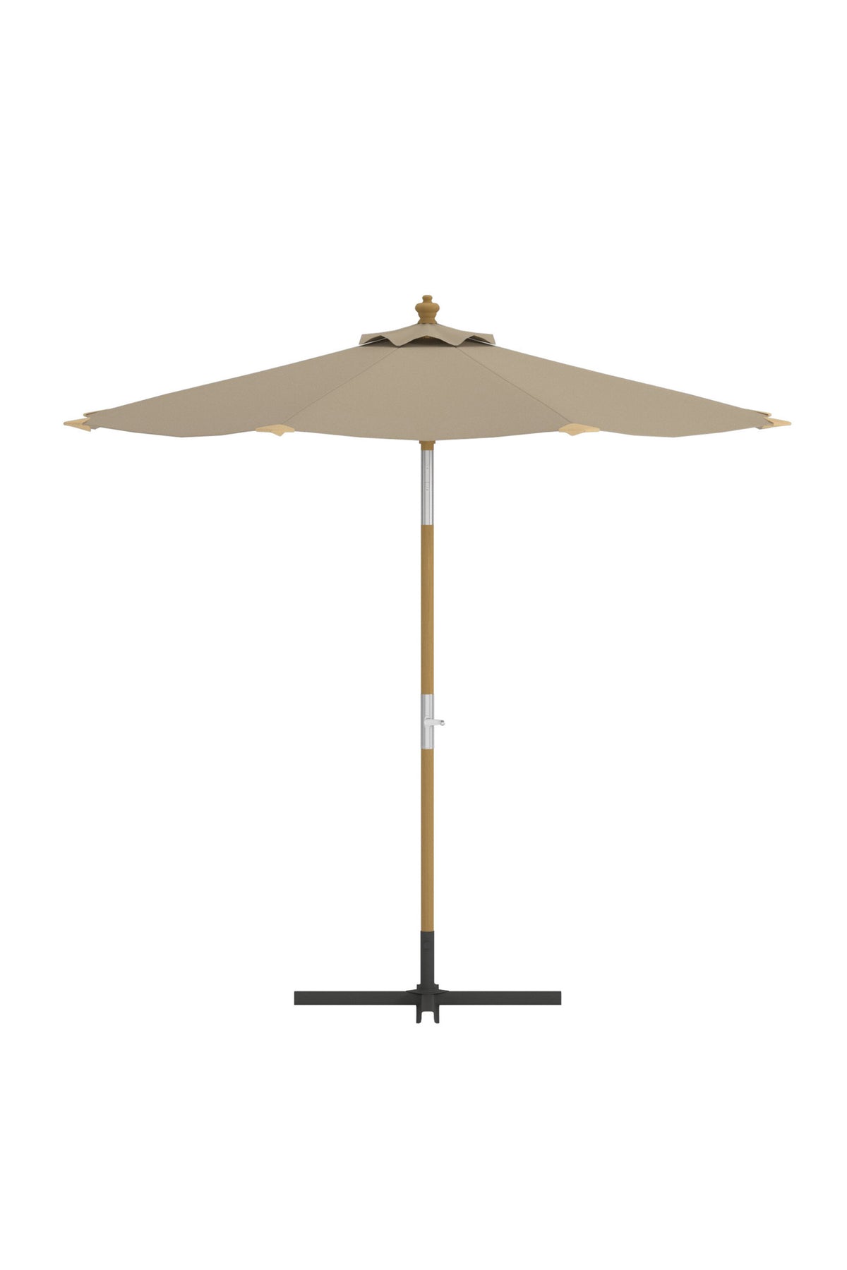Cerox Regenschirm in Beige präsentiert im Onlineshop von KAQTU Design AG. Sonnenschirm ist von Venture Home