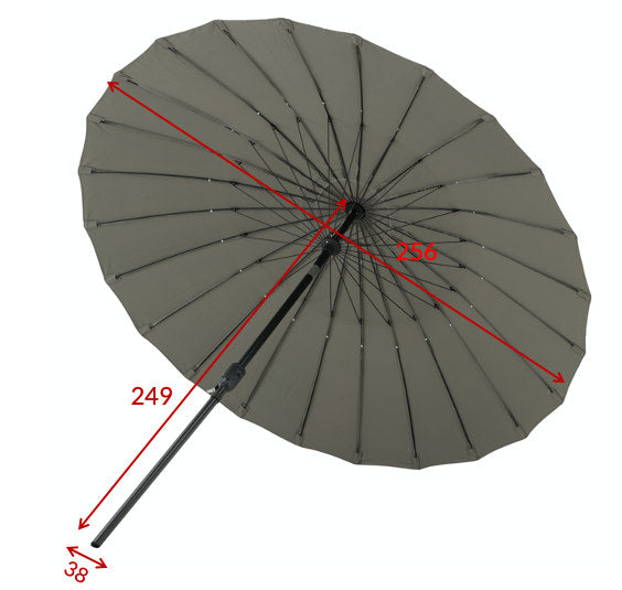 Palmetto Sonnenschirm in Blau präsentiert im Onlineshop von KAQTU Design AG. Sonnenschirm ist von Venture Home