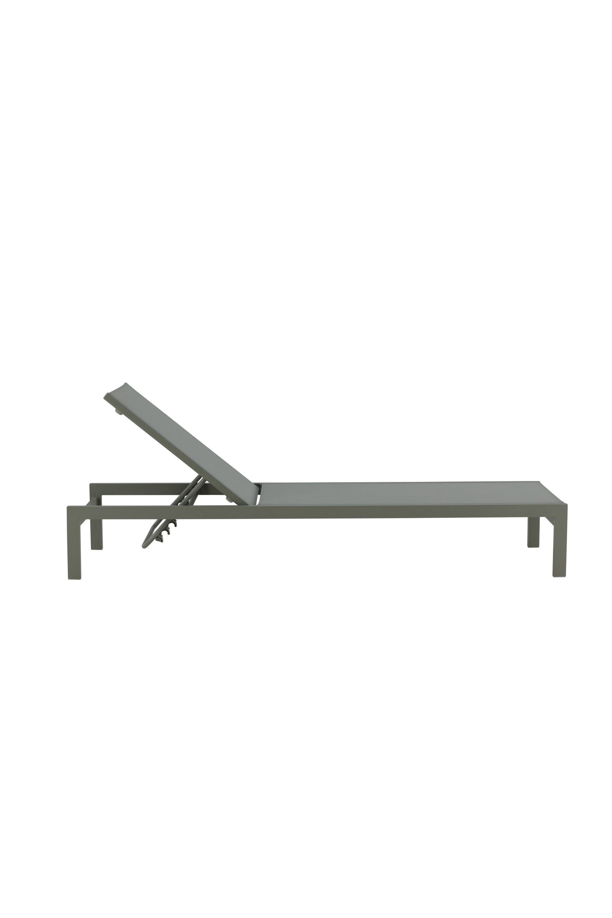 Copacabana Sonnenliege in Khaki präsentiert im Onlineshop von KAQTU Design AG. Liegestuhl ist von Venture Home