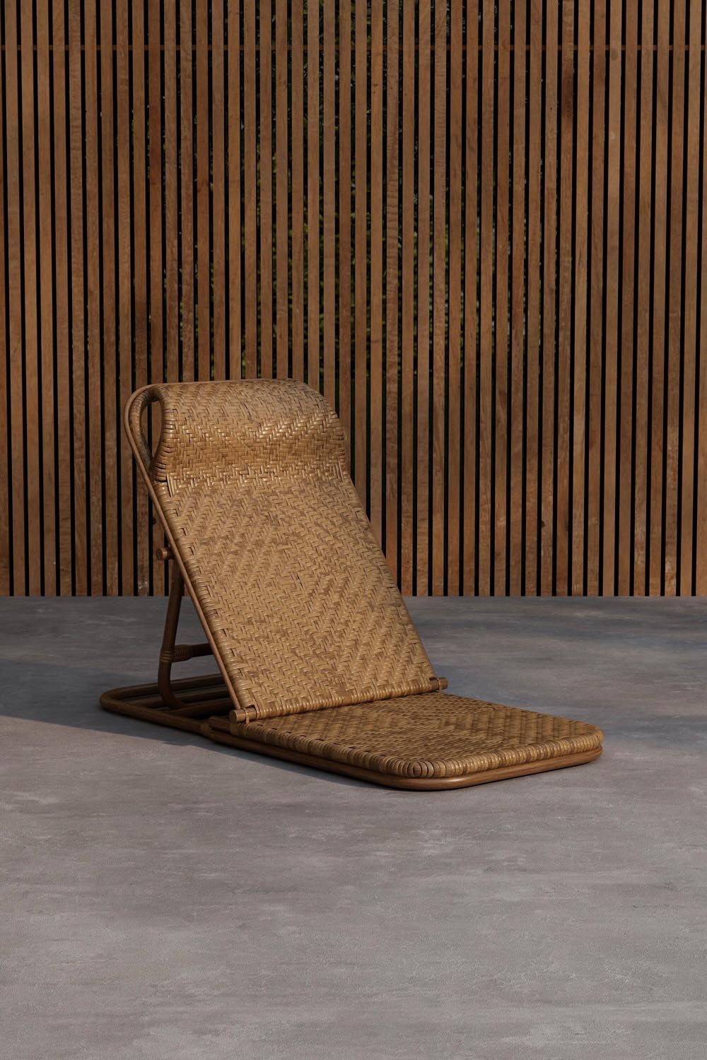 Ellie Sonnenliege in Braun präsentiert im Onlineshop von KAQTU Design AG. Liegestuhl ist von Venture Home
