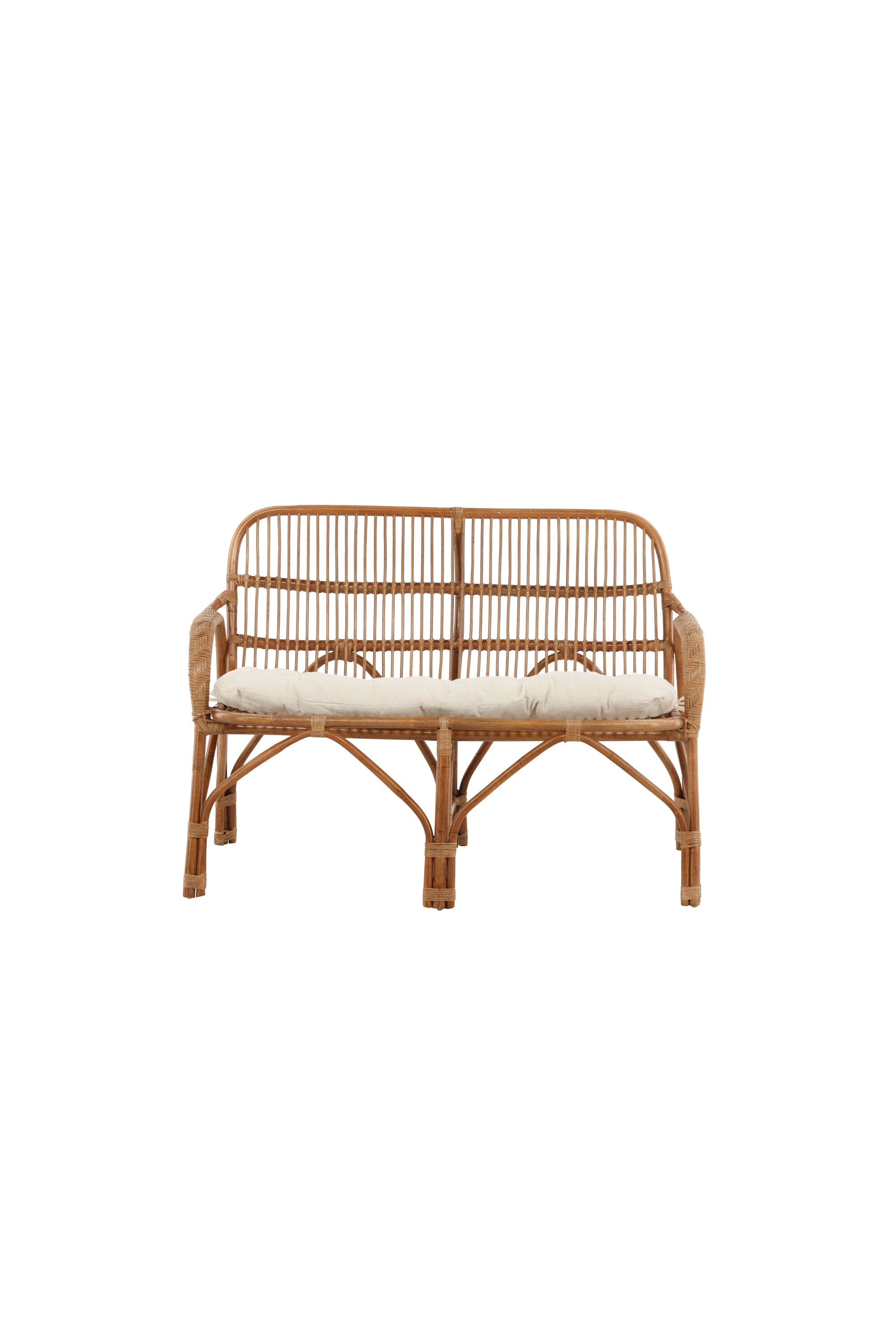 Nella Sofa in Natur präsentiert im Onlineshop von KAQTU Design AG. Gartenbank ist von Venture Home