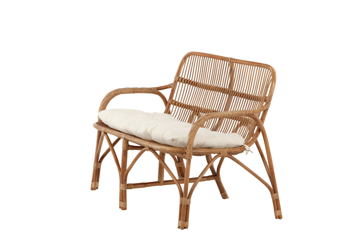 Nella Sofa in Natur präsentiert im Onlineshop von KAQTU Design AG. Gartenbank ist von Venture Home
