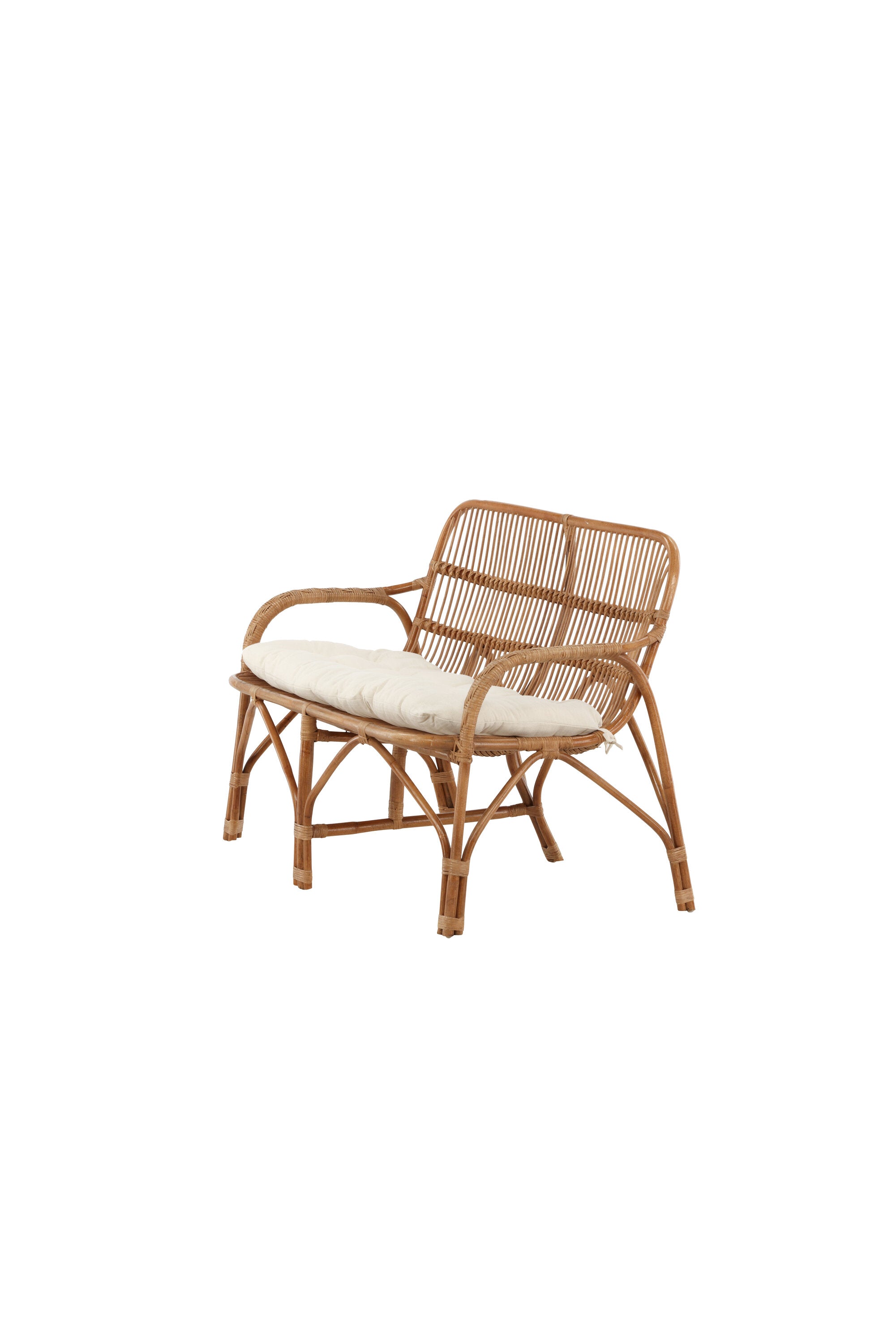 Nella Sofa in Natur präsentiert im Onlineshop von KAQTU Design AG. Gartenbank ist von Venture Home