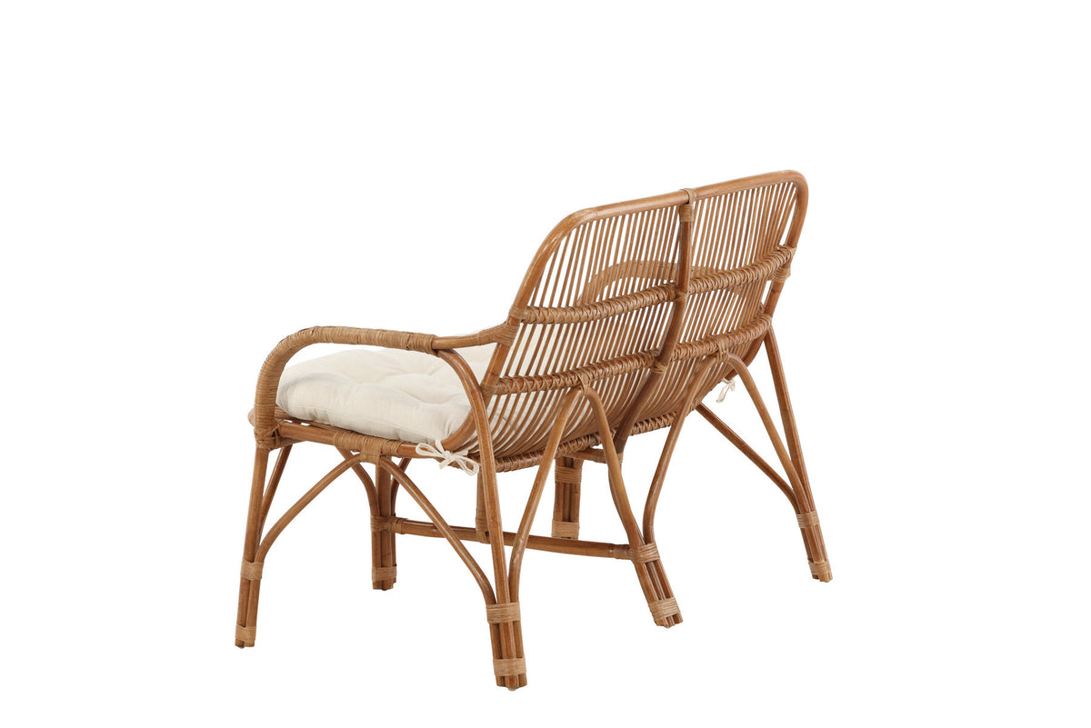 Nella Sofa in Natur präsentiert im Onlineshop von KAQTU Design AG. Gartenbank ist von Venture Home