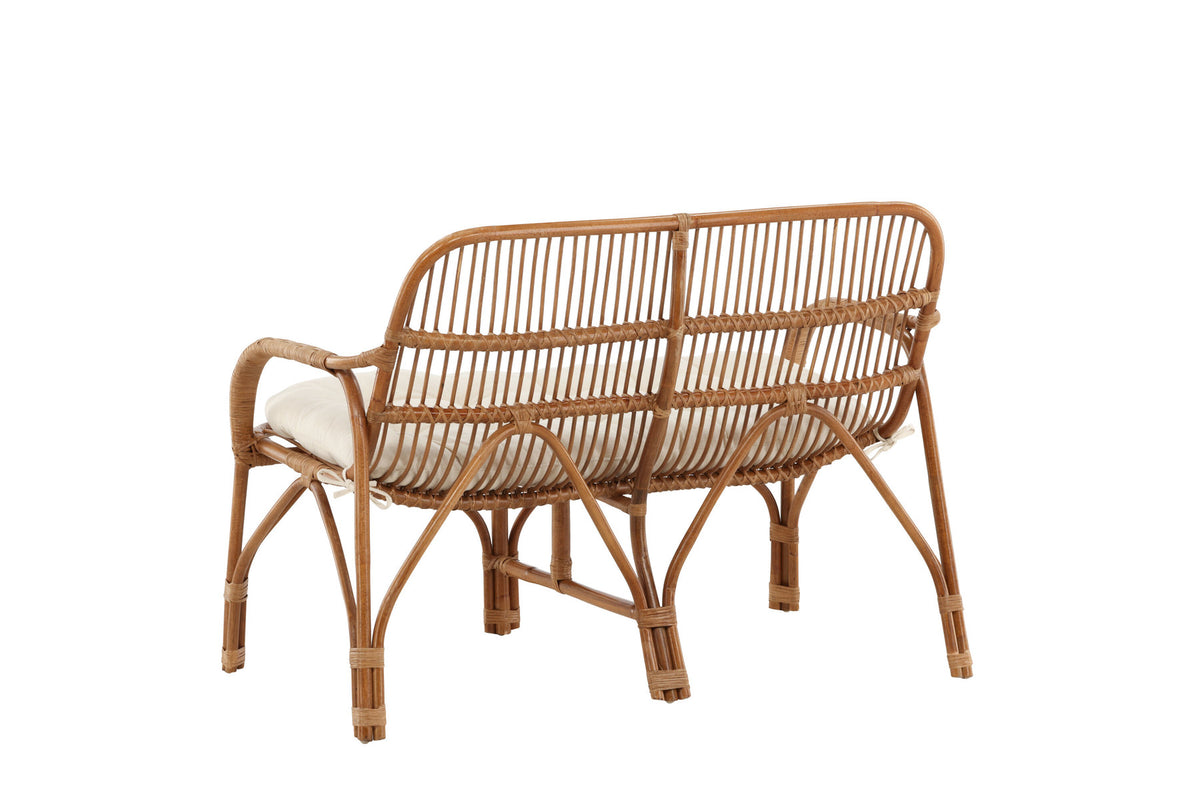 Nella Sofa in Natur präsentiert im Onlineshop von KAQTU Design AG. Gartenbank ist von Venture Home