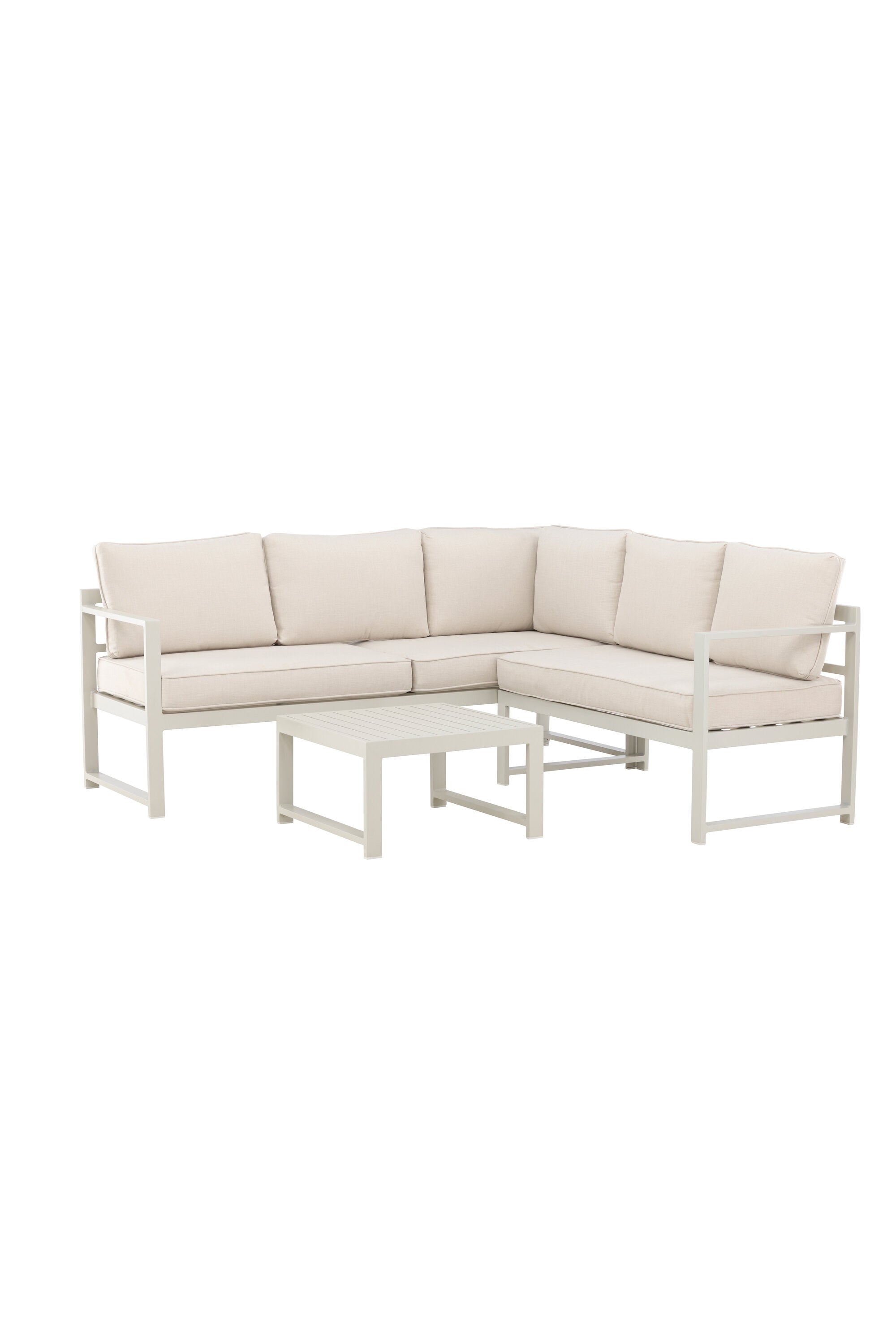 Salvador Ecksofa Outdoorset in Beige präsentiert im Onlineshop von KAQTU Design AG. Loungeset ist von Venture Home