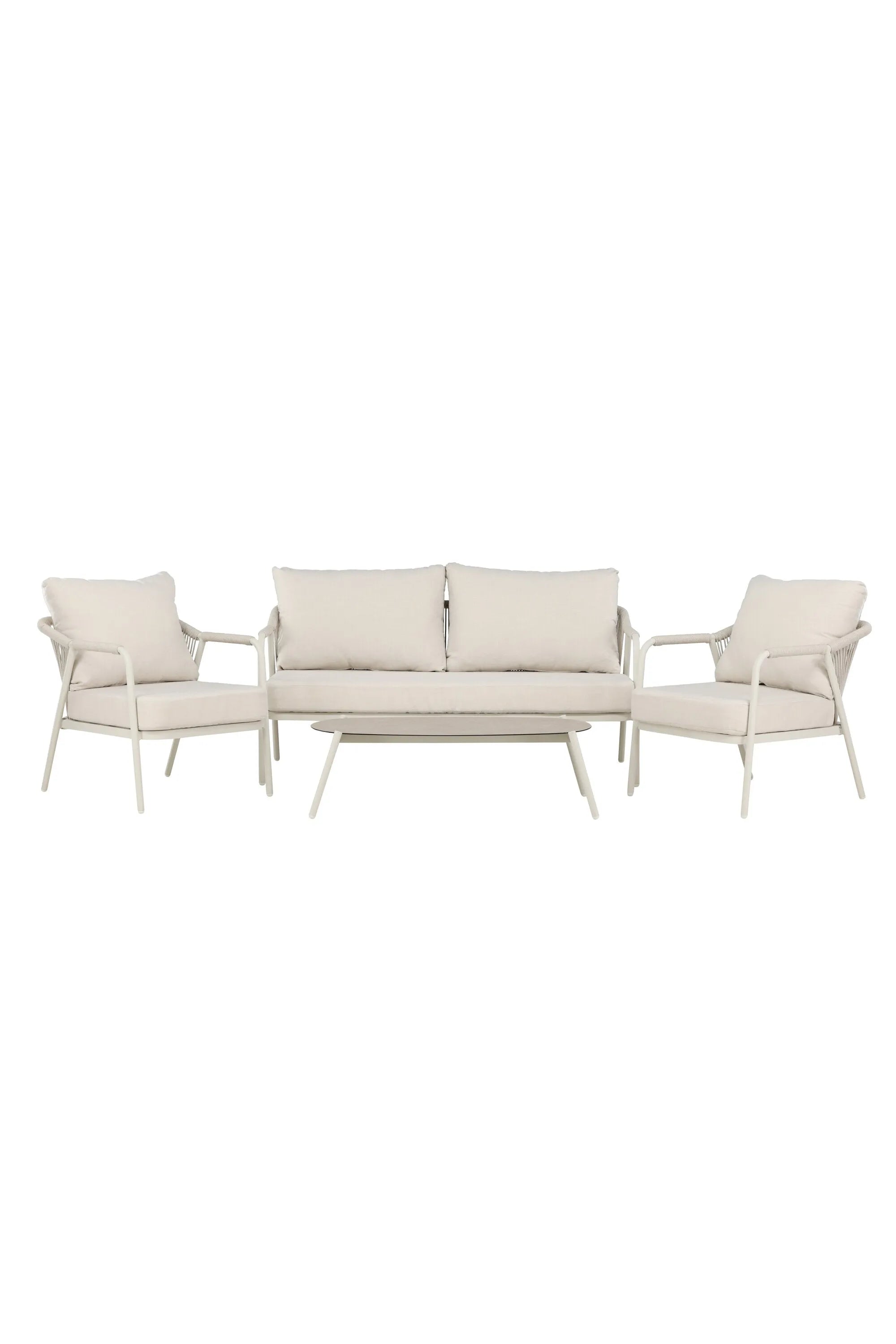 Das Sicily Lounge-Set von Venture Home bietet stilvolle Entspannung für Garten oder Terrasse mit modernem Design.