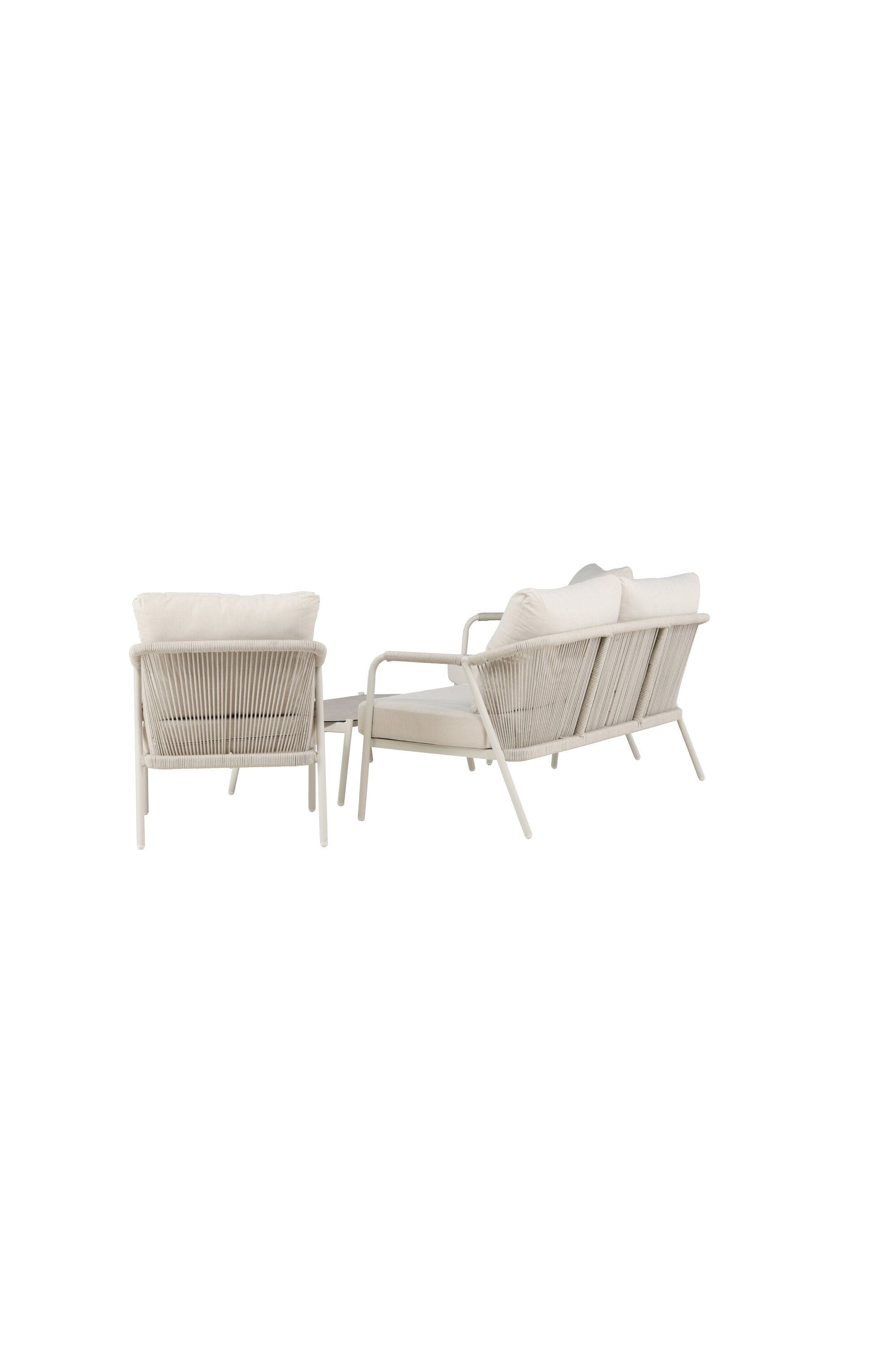 Das Sicily Lounge-Set von Venture Home bietet elegantes Design und Komfort, perfekt für moderne Außenbereiche.