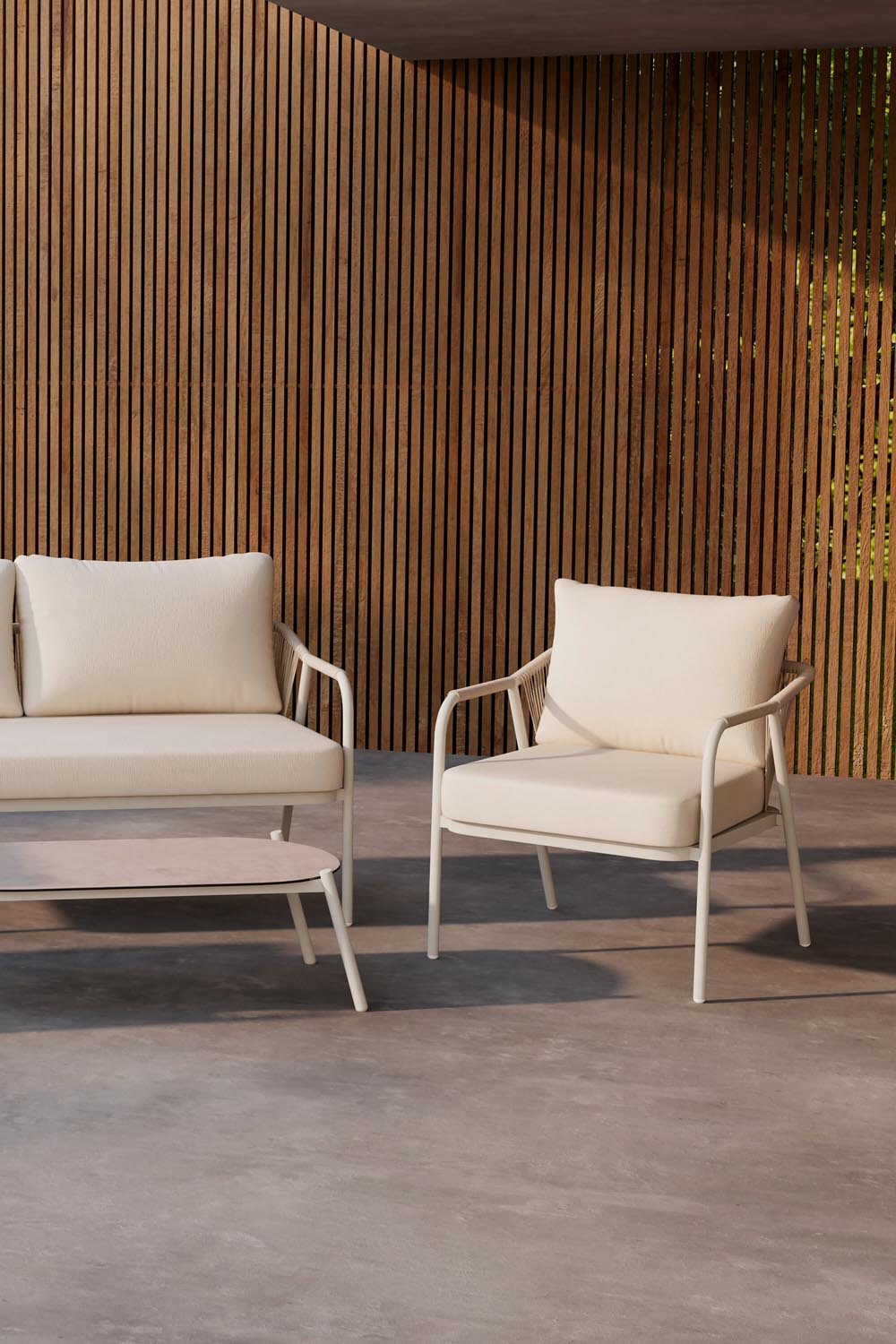 Sicily Lounge-Set in  präsentiert im Onlineshop von KAQTU Design AG. Loungeset ist von Venture Home