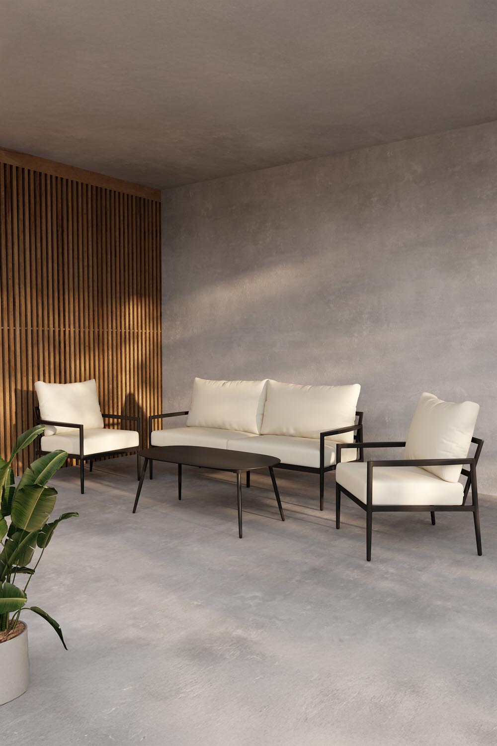 Taromina Lounge Set in  präsentiert im Onlineshop von KAQTU Design AG. Loungeset ist von Venture Home