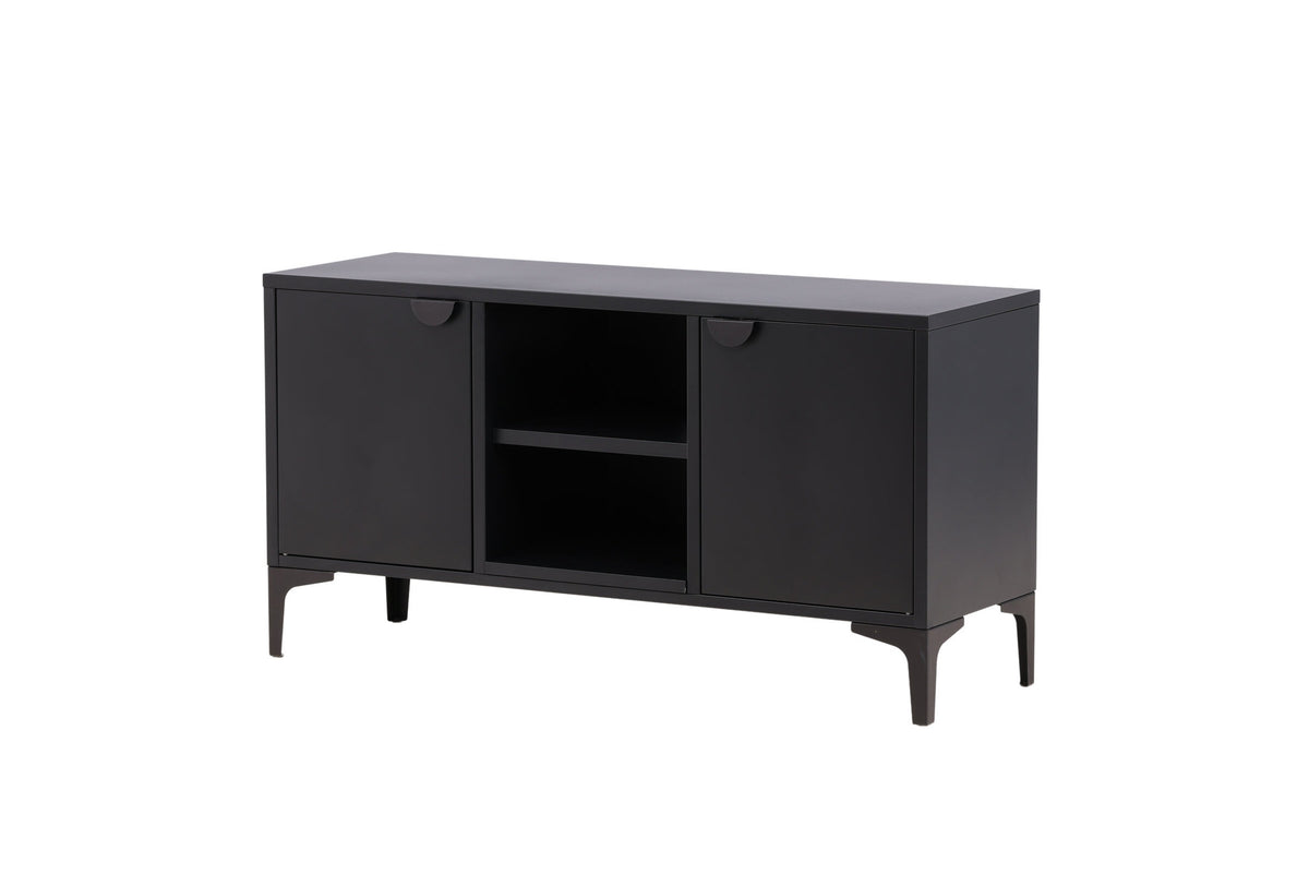 Piring TV-Ständer in Schwarz präsentiert im Onlineshop von KAQTU Design AG. TV-Möbel ist von Venture Home