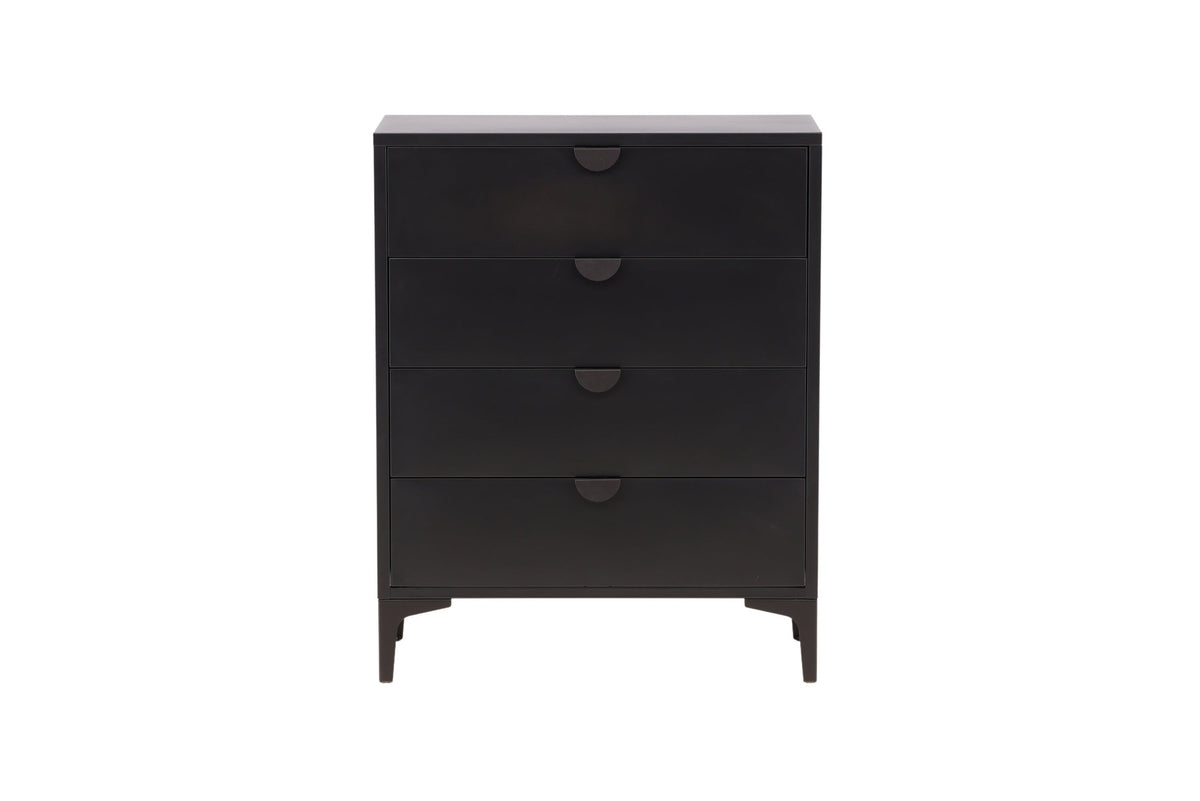 Piring Drawer in Schwarz präsentiert im Onlineshop von KAQTU Design AG. Nachttisch ist von Venture Home