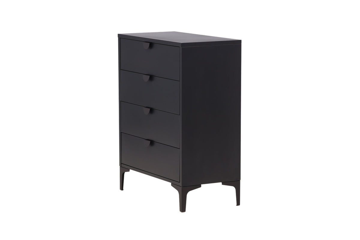 Piring Drawer in Schwarz präsentiert im Onlineshop von KAQTU Design AG. Nachttisch ist von Venture Home