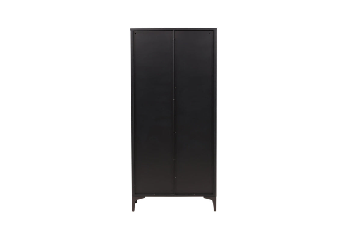 Piring Wardrobe in Schwarz präsentiert im Onlineshop von KAQTU Design AG. Drehtürenschrank ist von Venture Home