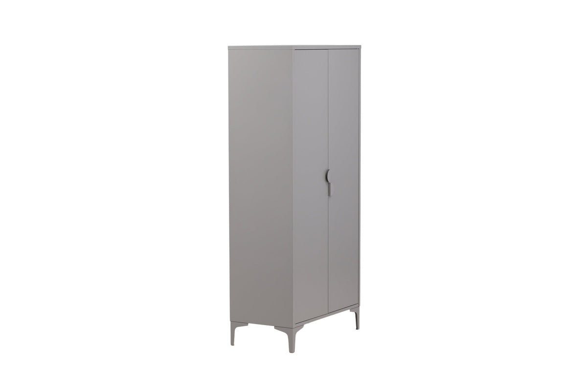 Piring Wardrobe in Hellgrau präsentiert im Onlineshop von KAQTU Design AG. Drehtürenschrank ist von Venture Home