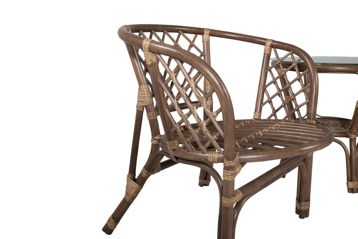 Wera Tischset in Off-White präsentiert im Onlineshop von KAQTU Design AG. Gartentischset ist von Venture Home