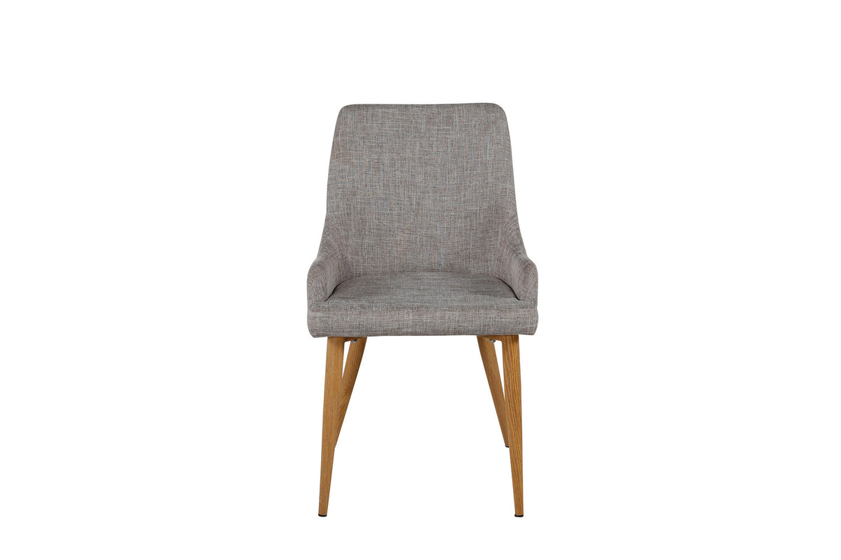 Plaza Stuhl in Grau / Natur präsentiert im Onlineshop von KAQTU Design AG. Stuhl ist von Venture Home