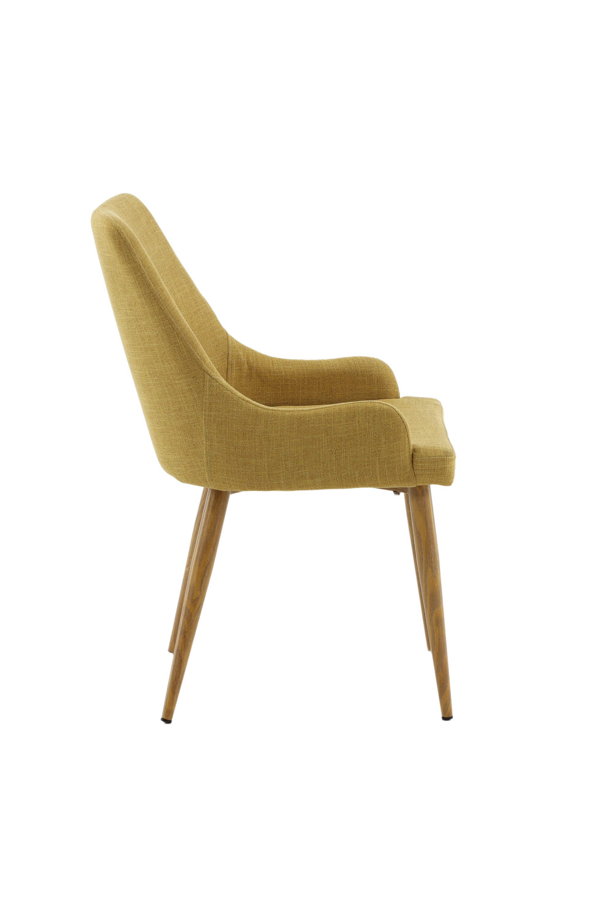 Plaza Stuhl in Senf / Natur präsentiert im Onlineshop von KAQTU Design AG. Stuhl ist von Venture Home