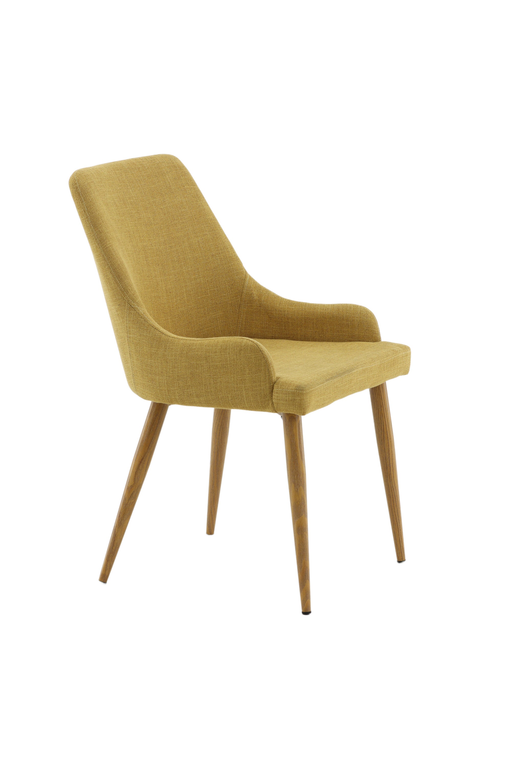 Plaza Stuhl in Senf / Natur präsentiert im Onlineshop von KAQTU Design AG. Stuhl ist von Venture Home