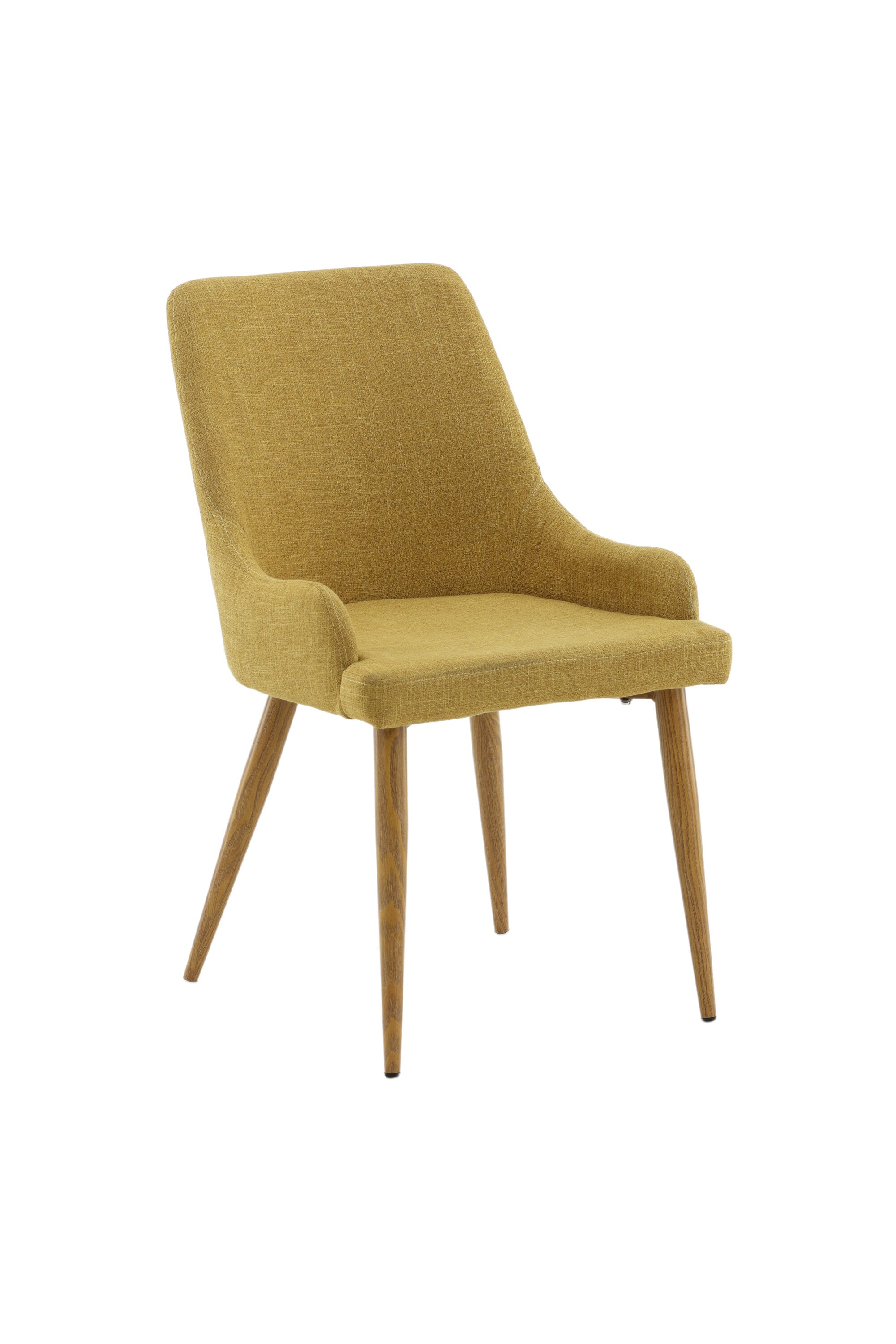 Plaza Stuhl in Senf / Natur präsentiert im Onlineshop von KAQTU Design AG. Stuhl ist von Venture Home