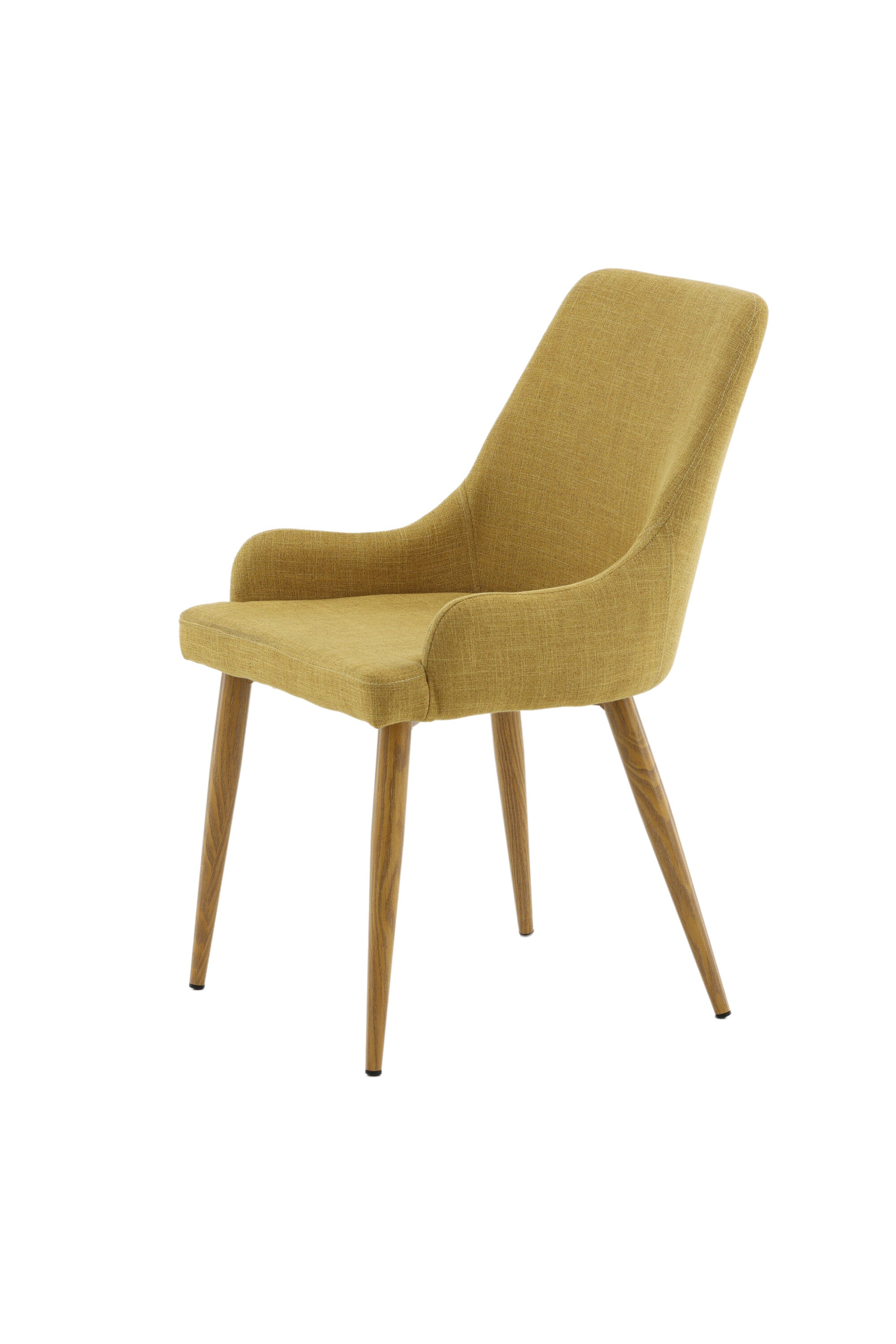 Plaza Stuhl in Senf / Natur präsentiert im Onlineshop von KAQTU Design AG. Stuhl ist von Venture Home