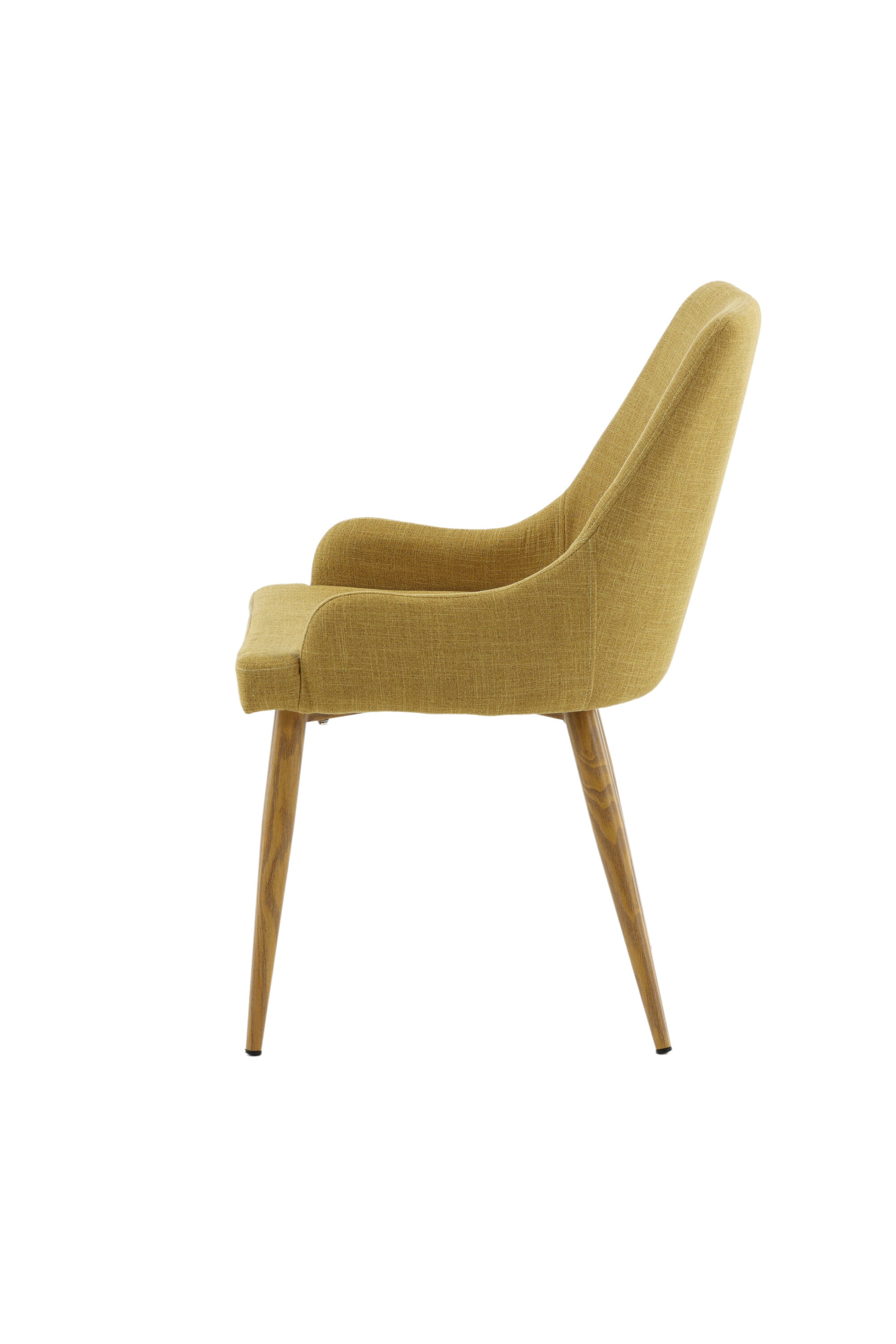 Plaza Stuhl in Senf / Natur präsentiert im Onlineshop von KAQTU Design AG. Stuhl ist von Venture Home