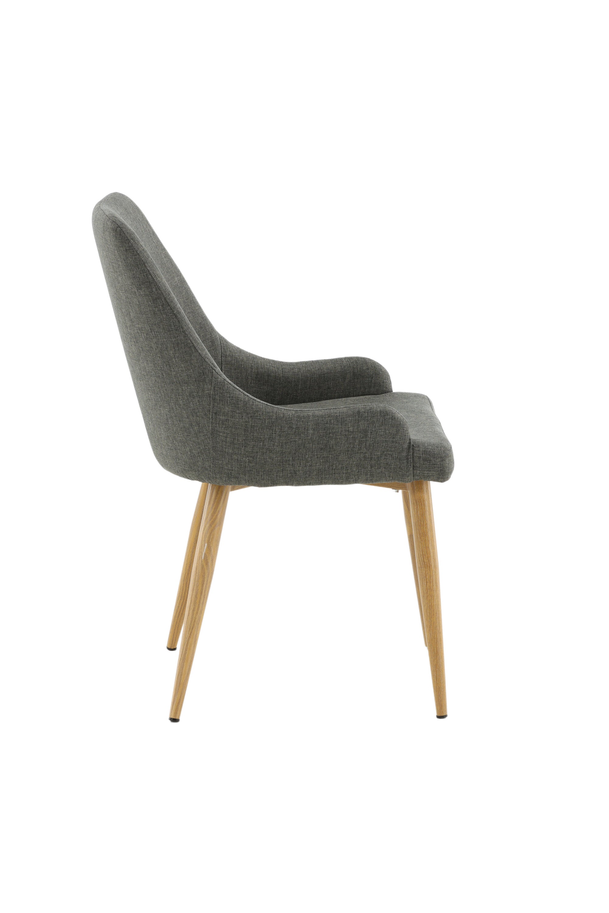 Plaza Stuhl in Dunkelgrau / Natur präsentiert im Onlineshop von KAQTU Design AG. Stuhl ist von Venture Home