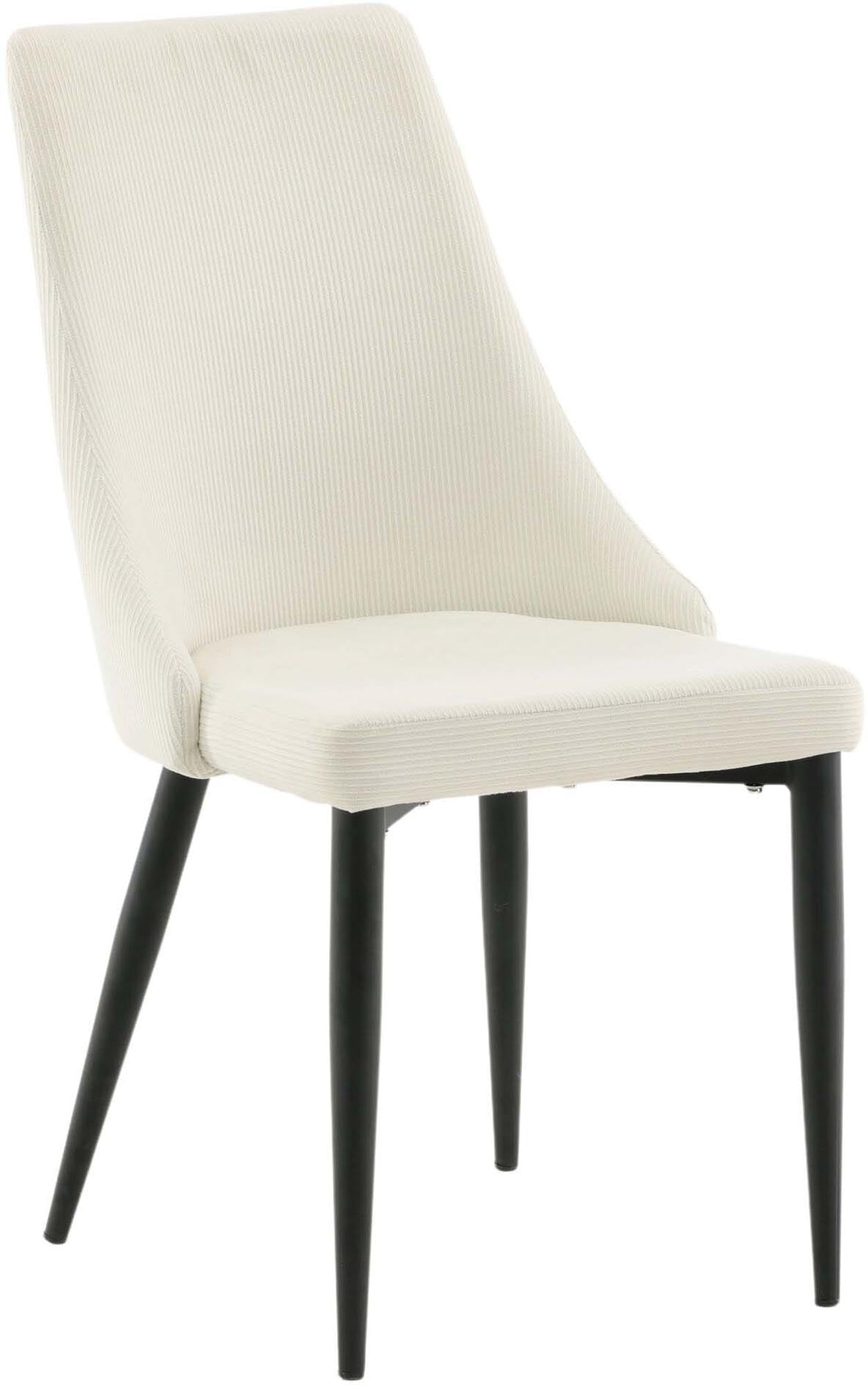 Eleganter Leone Stuhl von Venture Home in stilvollem Cremeweiss.