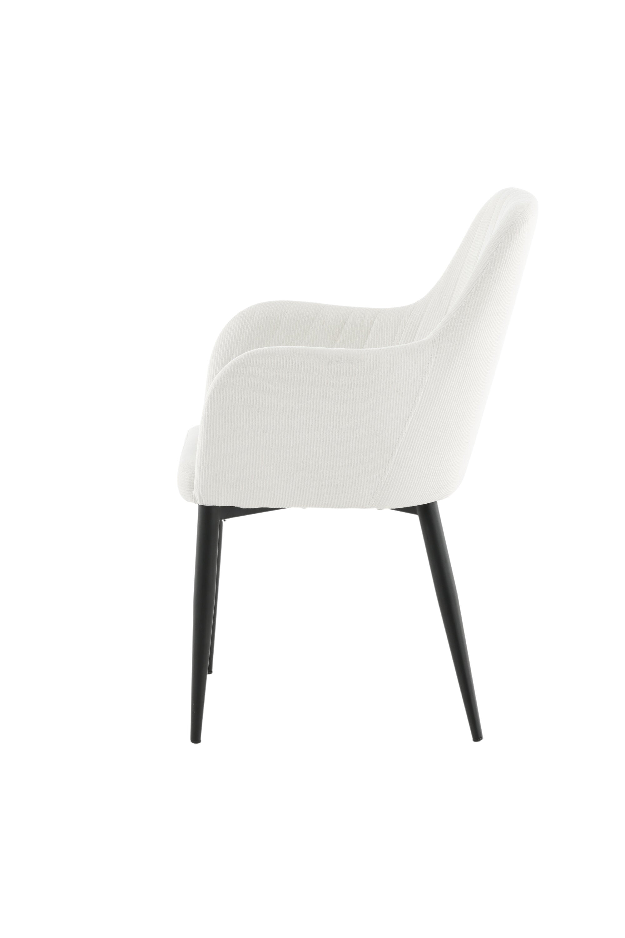 Comfort Stuhl in Weiss präsentiert im Onlineshop von KAQTU Design AG. Stuhl mit Armlehne ist von Venture Home
